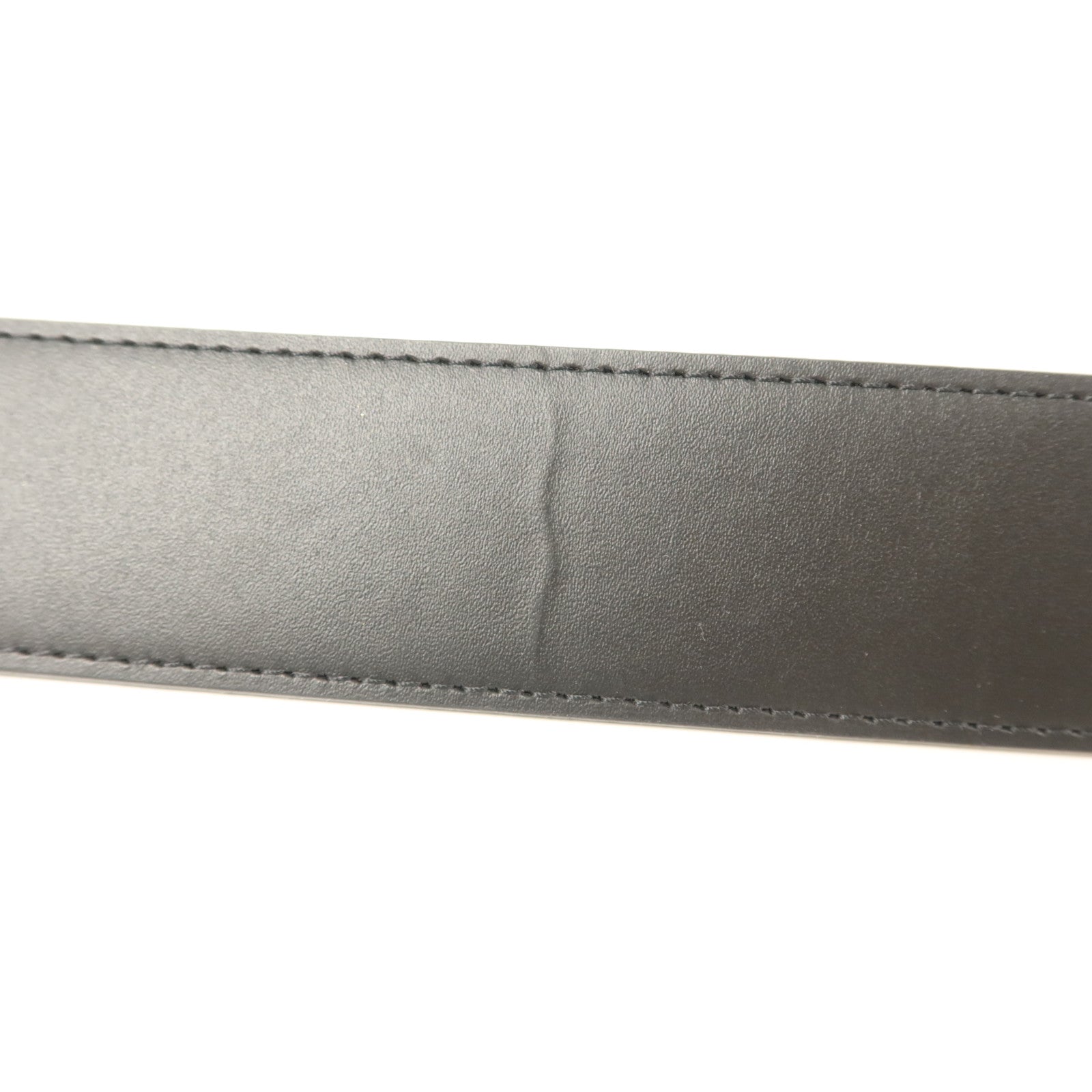 LOUIS VUITTON Monogram Belt銀扣皮帶