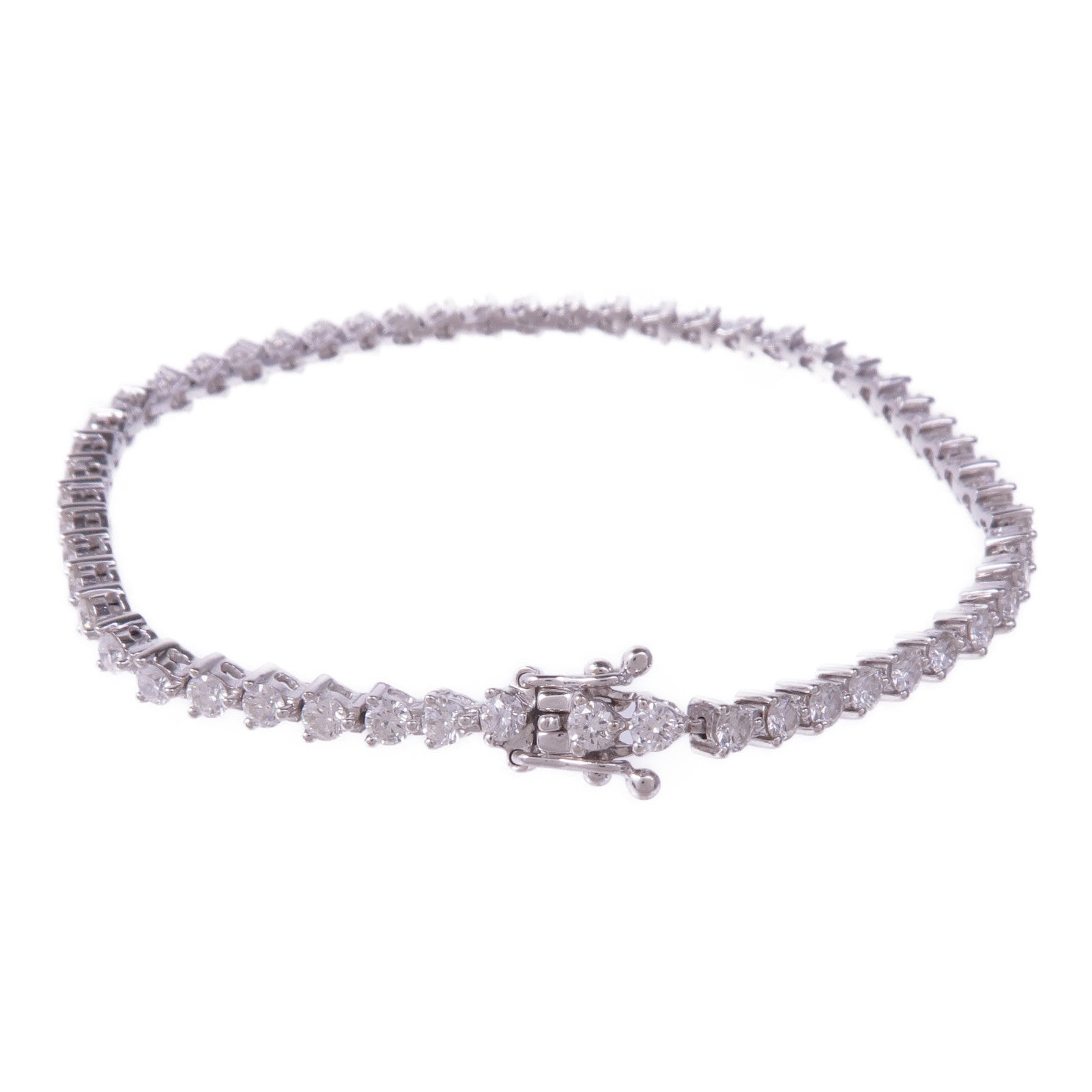 JEWELRY 18K白金Diamond Bracelet鑽石手鏈