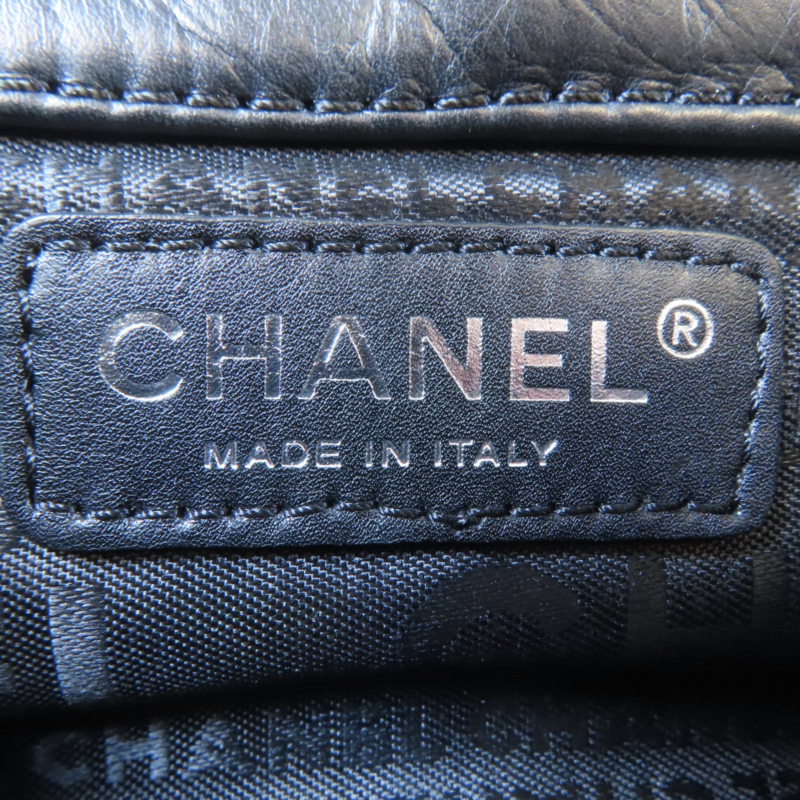 CHANEL 【激減優惠】菱格牛皮皮革Waist Bag銀扣腰包黑色