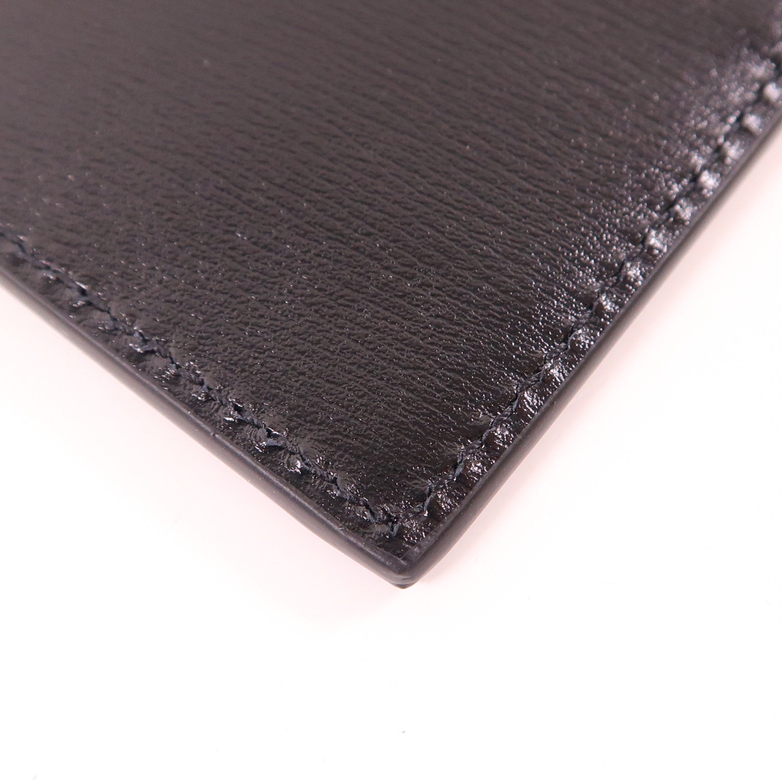 SAINT LAURENT 牛皮皮革Tiny Cassandre Card Case金扣卡片套