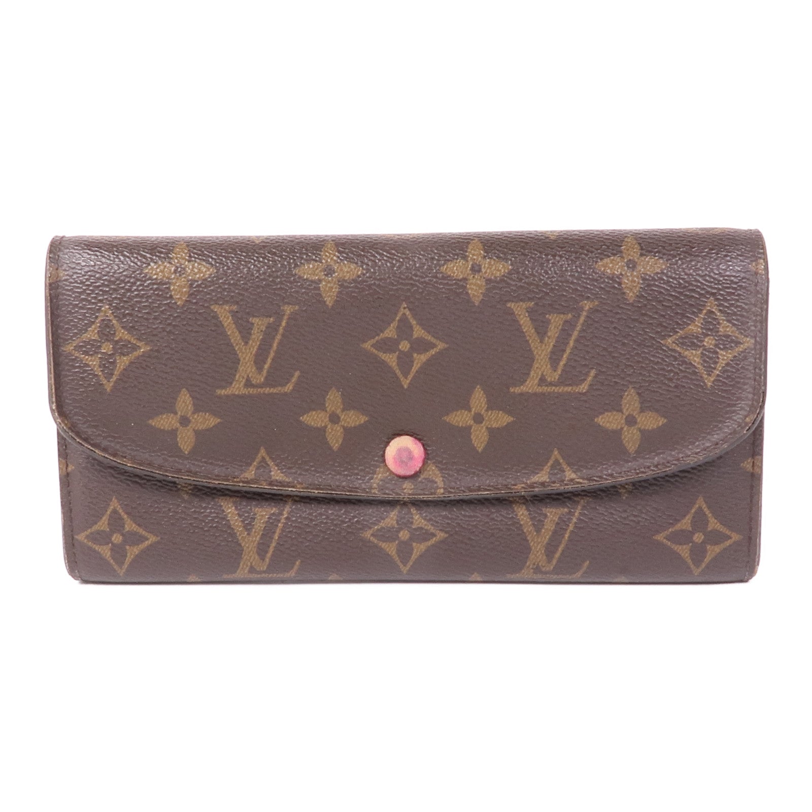LOUIS VUITTON Monogram Emilie Long Wallet金扣長錢包