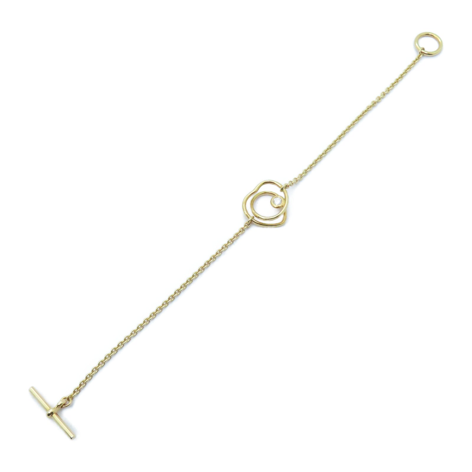 HERMES 【激減優惠】18K黃金Vertige Coeur Bracelet手鏈