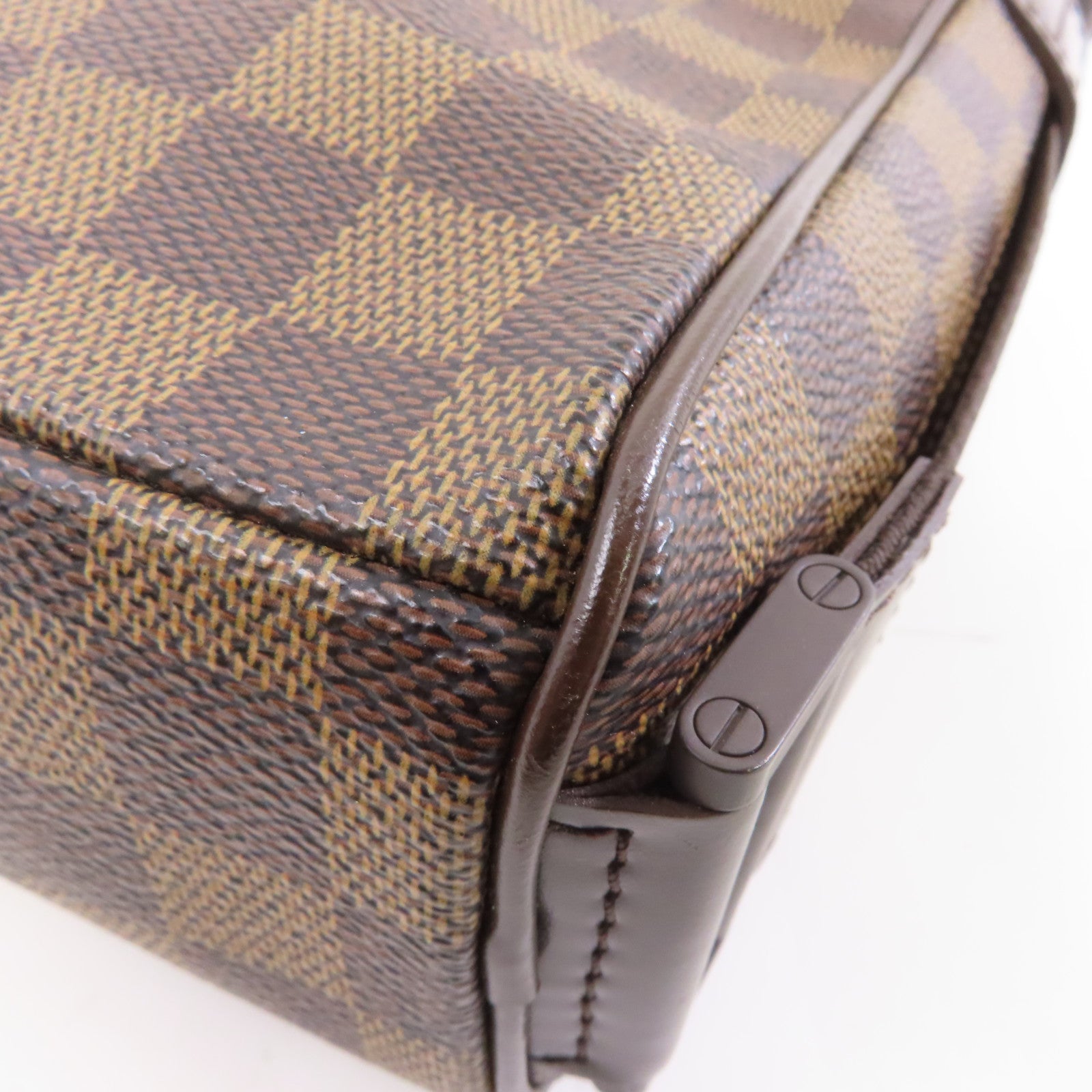 LOUIS VUITTON Damier Olav PM金扣肩背袋啡色