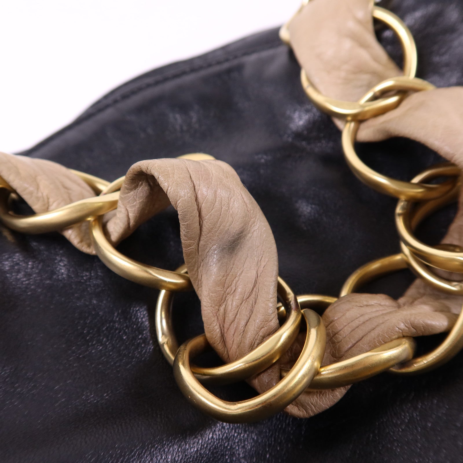 CHANEL 羊皮皮革Shoulder Bag金扣肩背袋