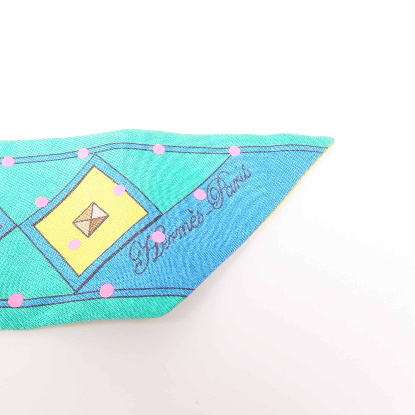 HERMES 絲質Twilly絲巾