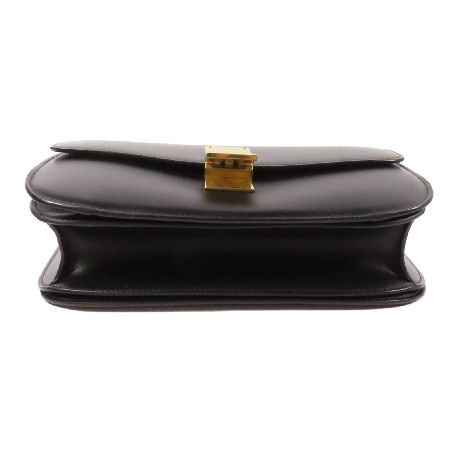 CELINE 牛皮皮革Classic Box金扣肩背袋