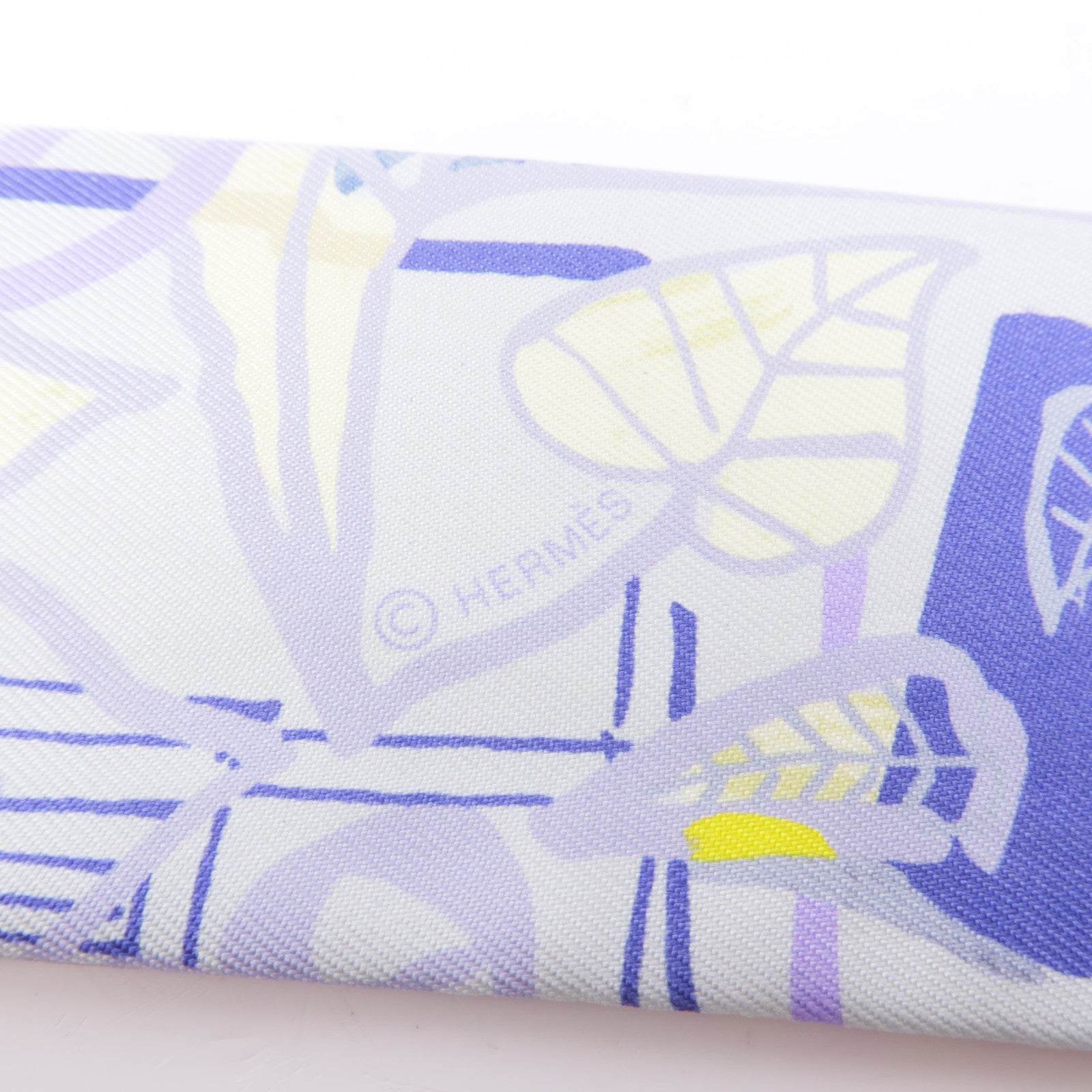 HERMES 絲質Twilly絲巾