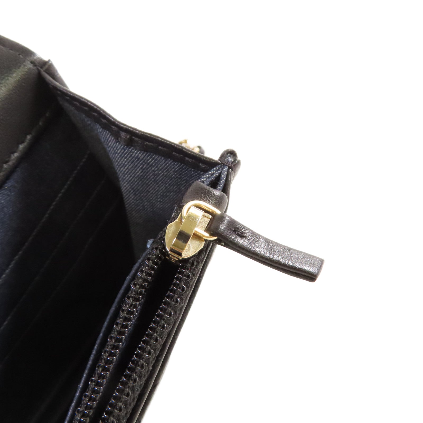 CHANEL 菱格羊皮皮革WOC 2Way Chain Shoulder Bag金扣手挽肩背兩用袋黑色