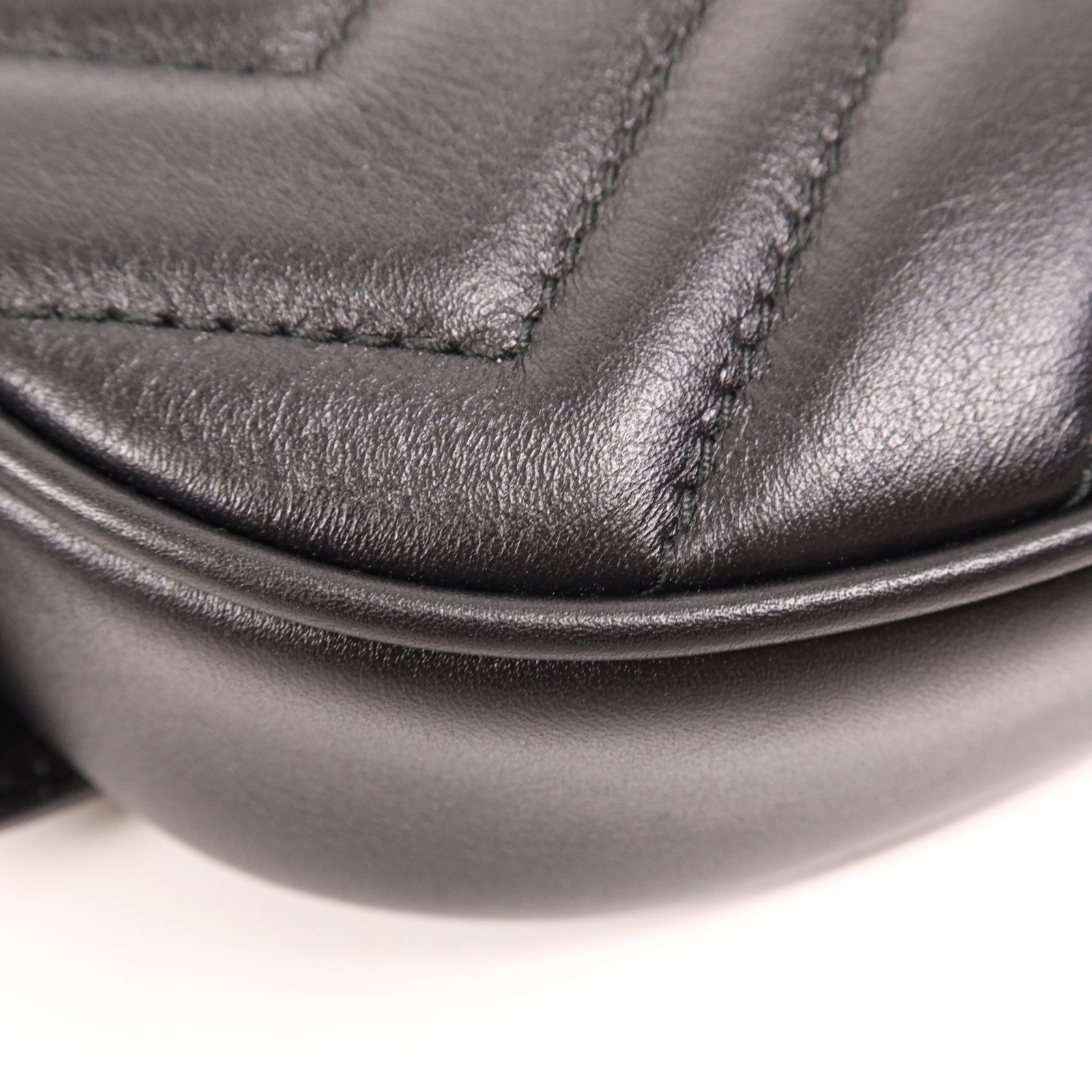 GUCCI 牛皮皮革GG Marmont Waist金扣腰包