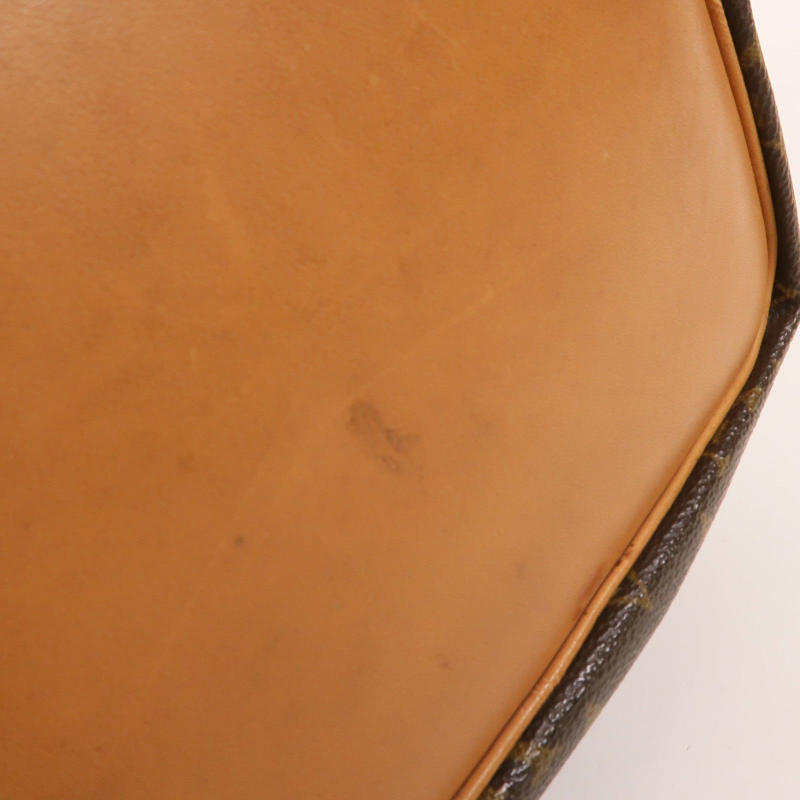 LOUIS VUITTON Monogram Petit Noe金扣肩背袋棕色