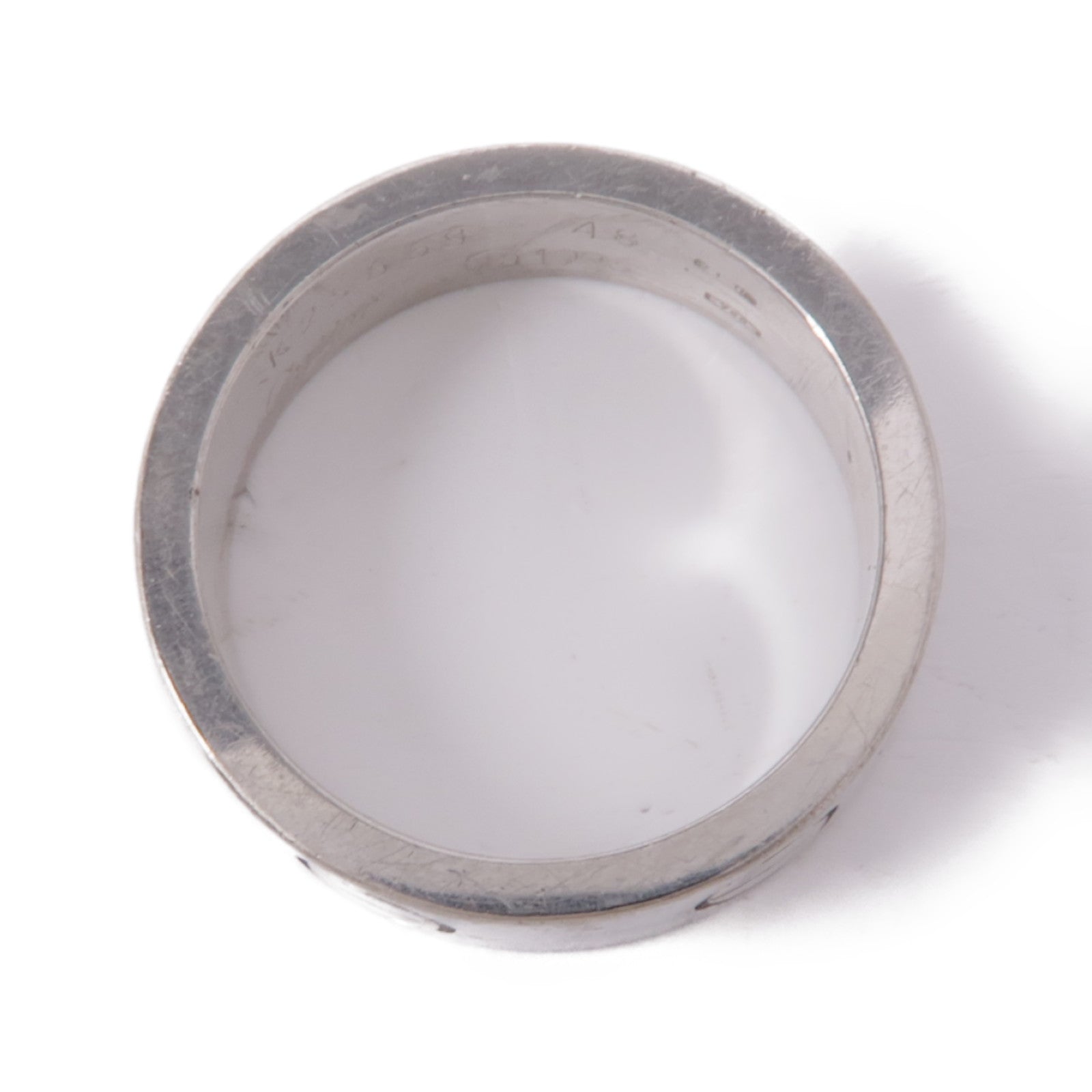 CARTIER 18K白金Love Ring戒指Cartier#48/US#4.25