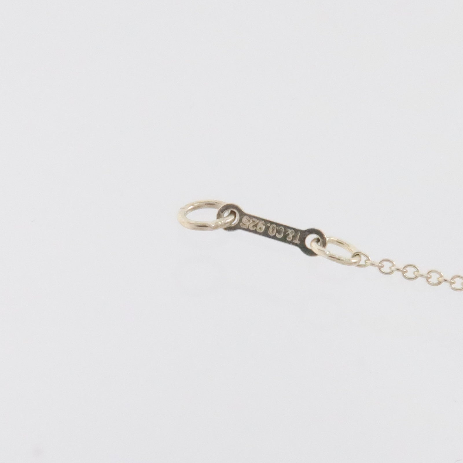 TIFFANY＆CO 925純銀Elsa Peretti Cross Necklace項鏈