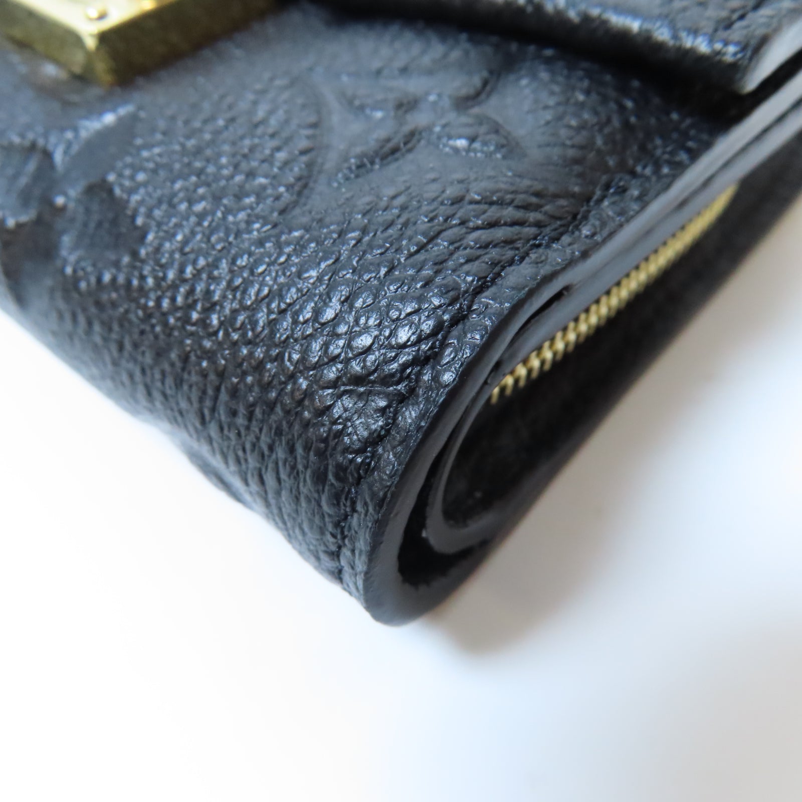 LOUIS VUITTON 【激減優惠】Monogram Empreinte Metis Wallet金扣錢包黑色