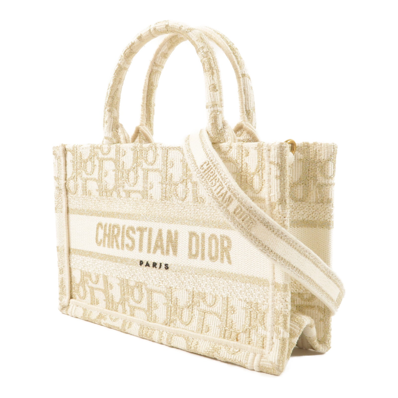 Dior 帆布Book Tote Mini手挽肩背兩用袋
