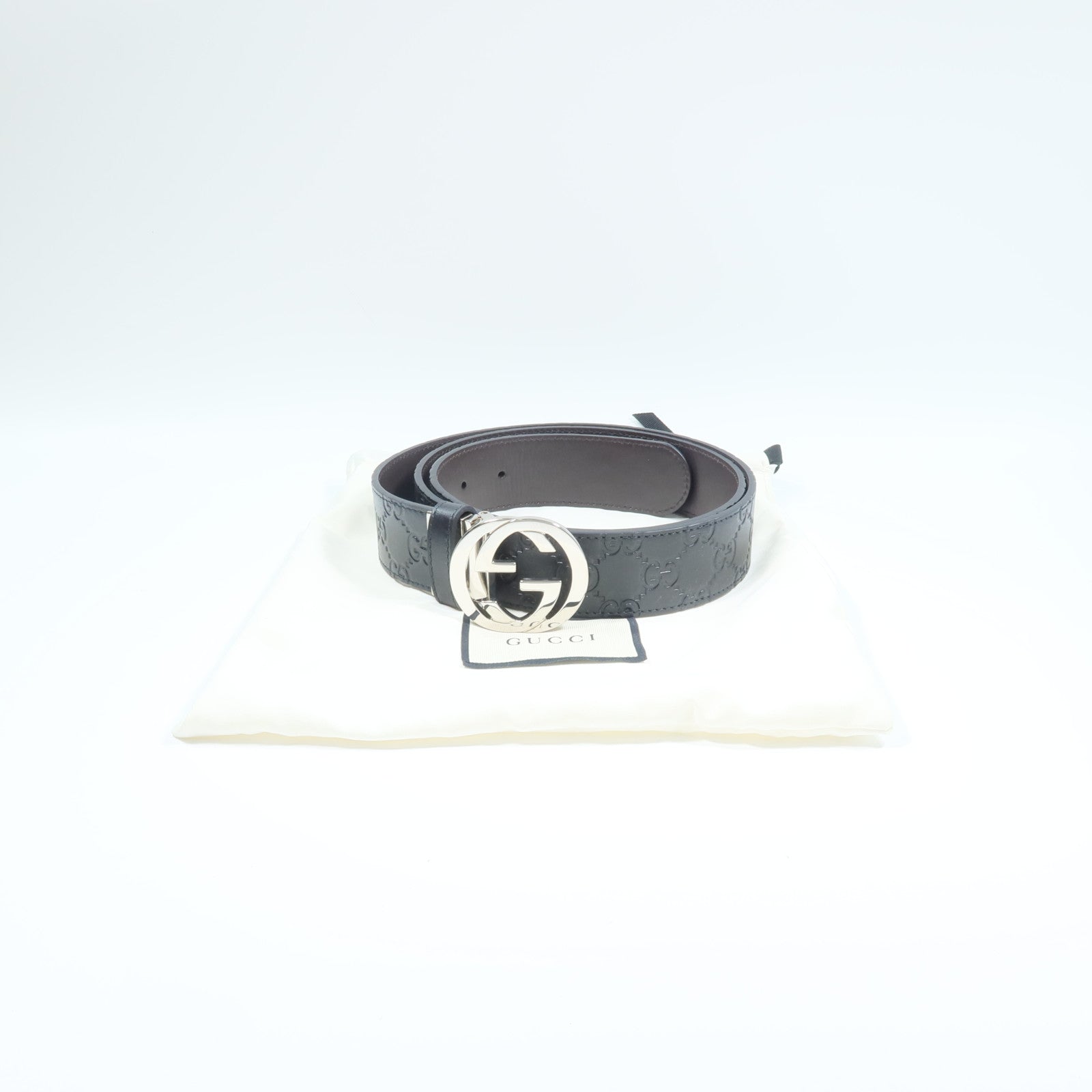 GUCCI 牛皮皮革Belt皮帶