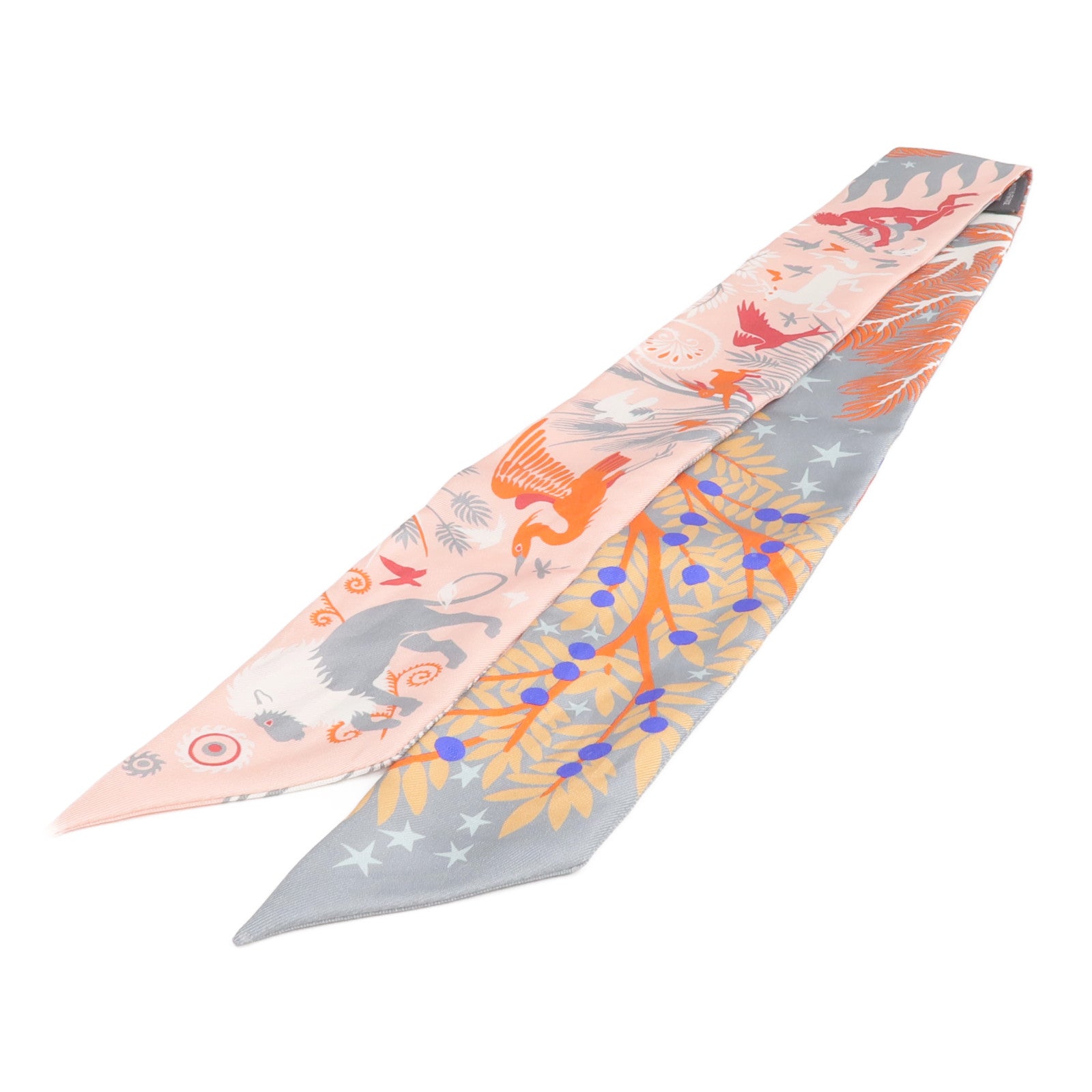 HERMES 絲質Twilly絲巾