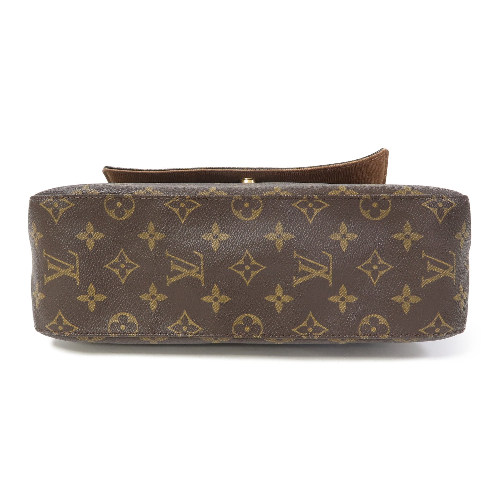 LOUIS VUITTON Monogram Looping金扣肩背袋啡色