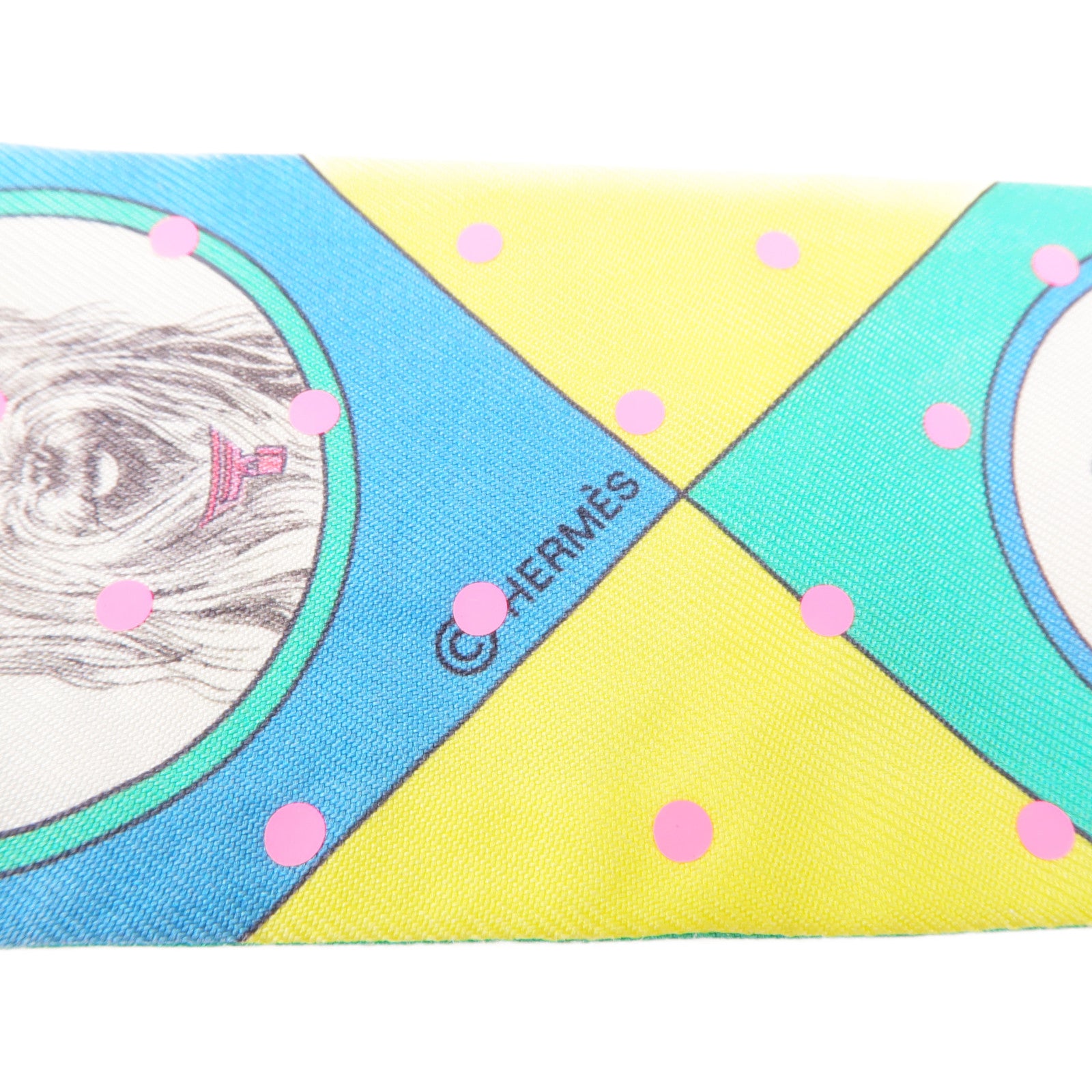 HERMES 絲質Twilly絲巾