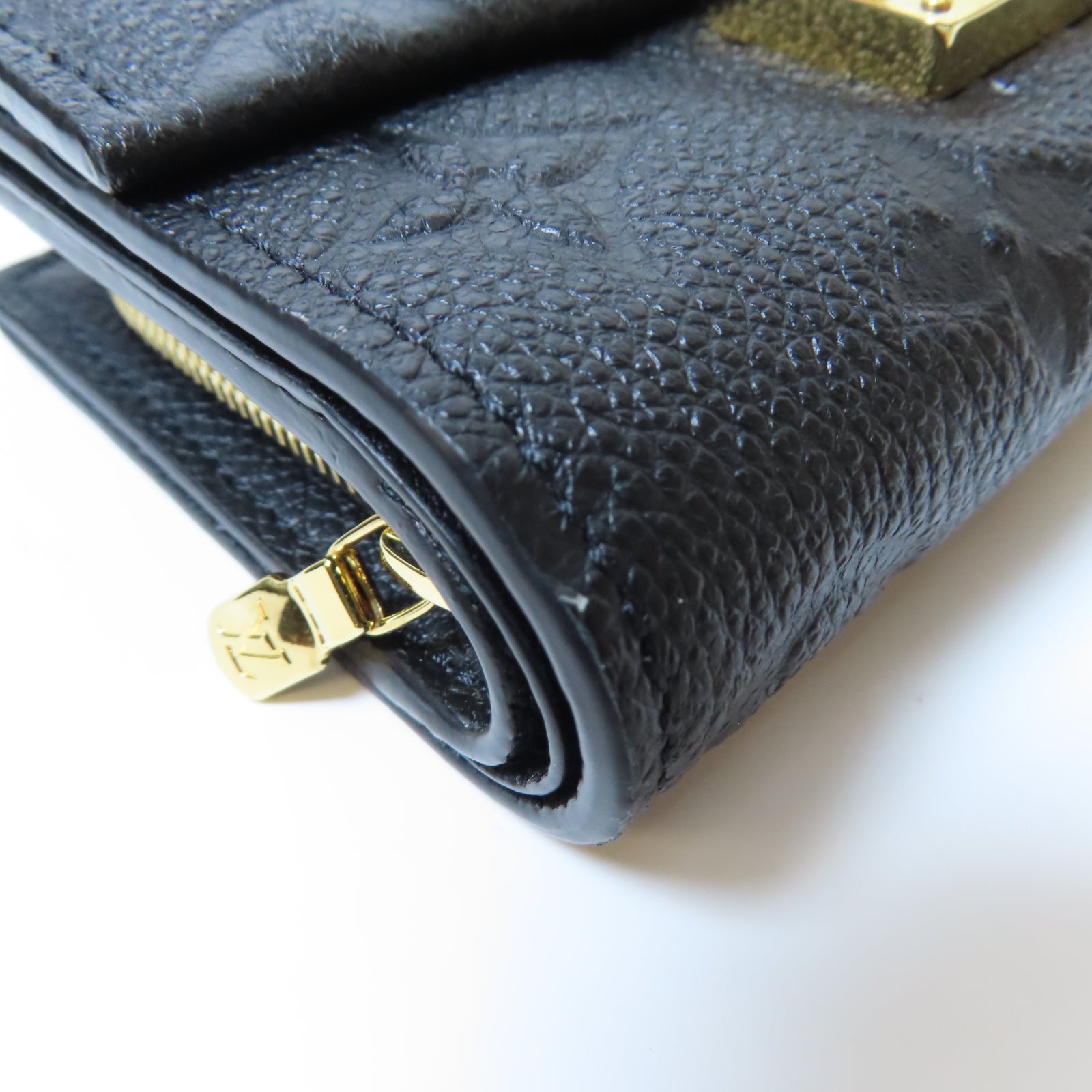LOUIS VUITTON 【激減優惠】Monogram Empreinte Metis Wallet金扣錢包黑色