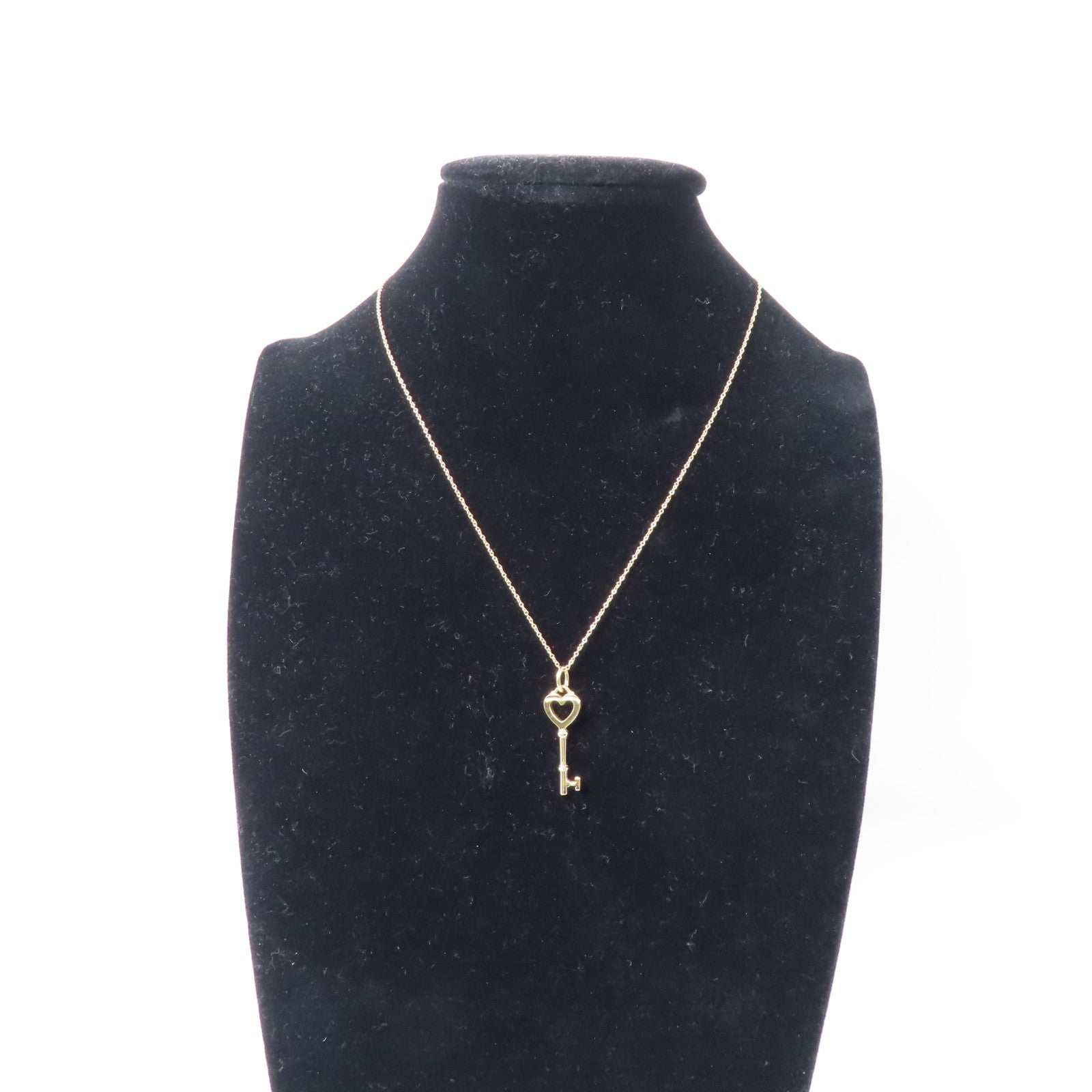 TIFFANY＆CO 【激減優惠】18K玫瑰金Heart Key Necklace項鍊