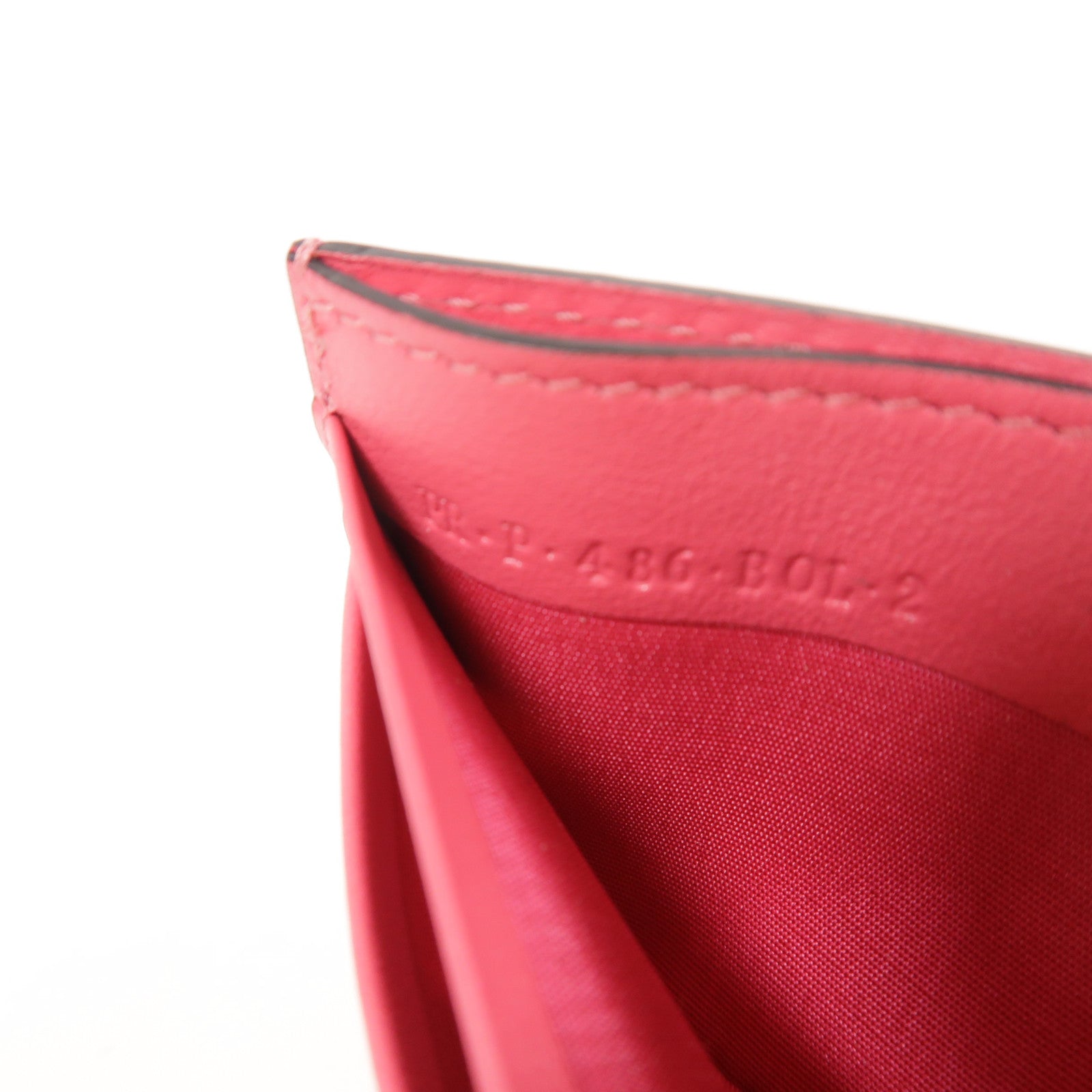 Valentino 牛皮皮革Card Case金扣卡片套