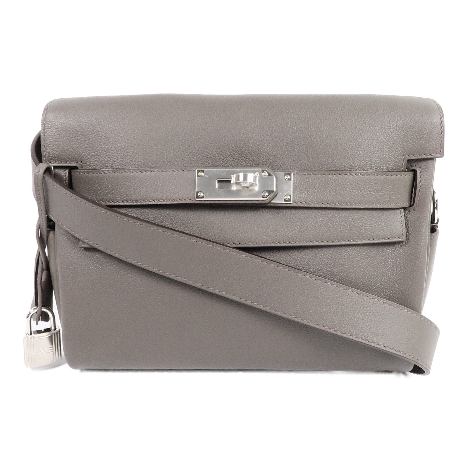 HERMES Evercolor皮革Kelly Messenger PM肩背袋