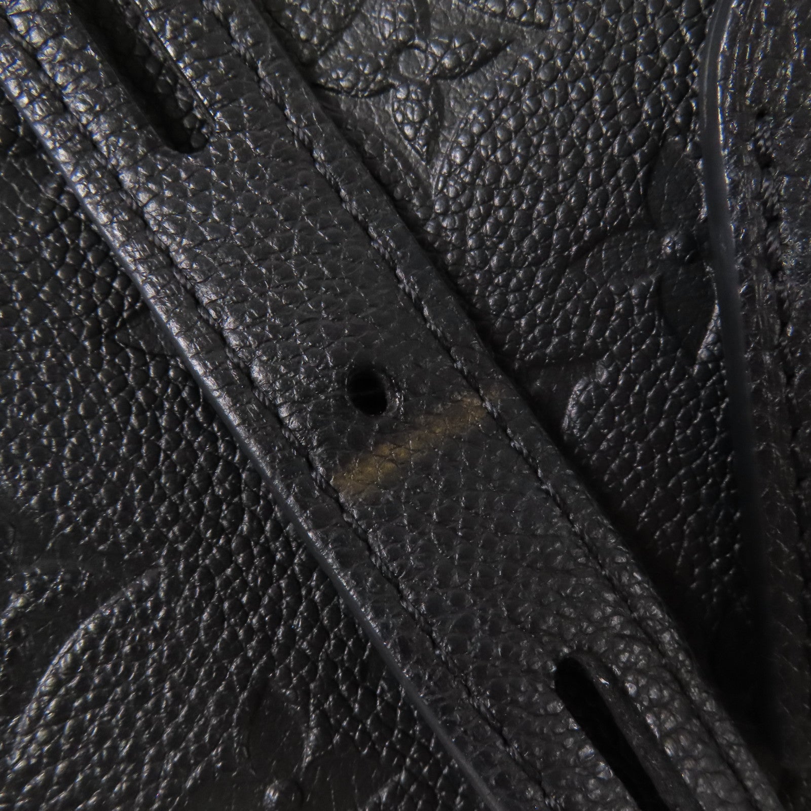 LOUIS VUITTON LV GHW Boite Chapeau Shoulder Bag M45649 Monogram Empreinte Black