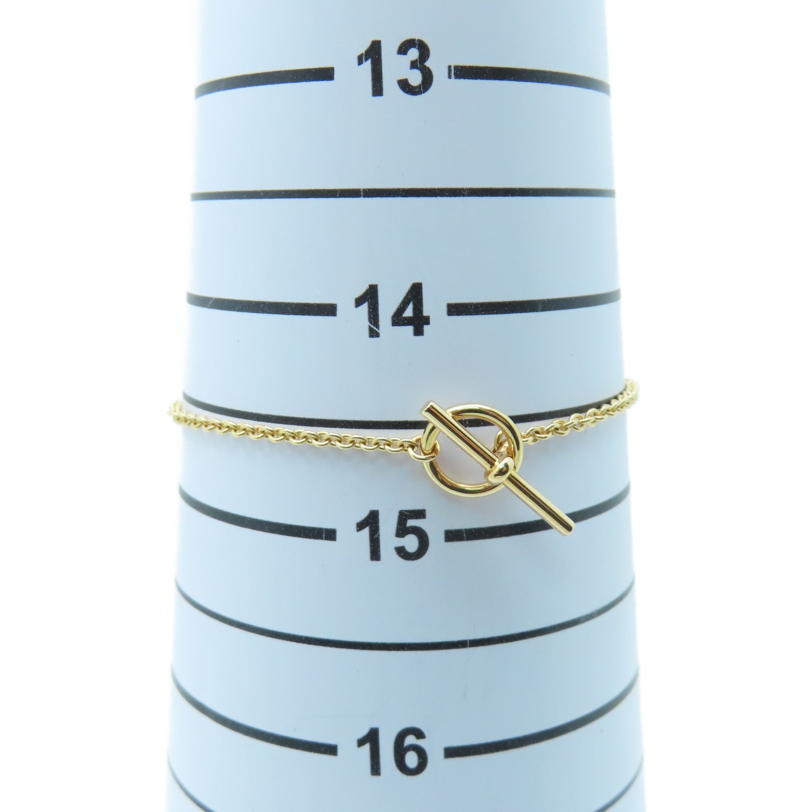 HERMES 【激減優惠】18K黃金Vertige Coeur Bracelet手鏈