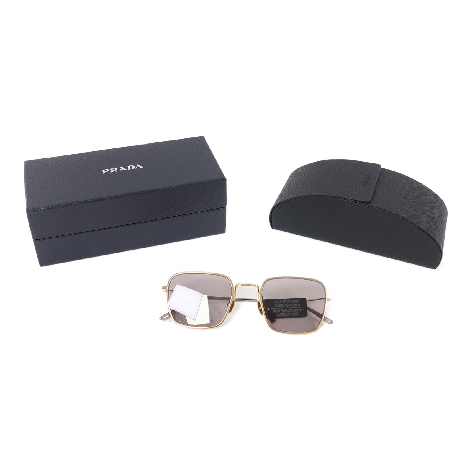 PRADA 金屬Sunglasses太陽眼鏡金色