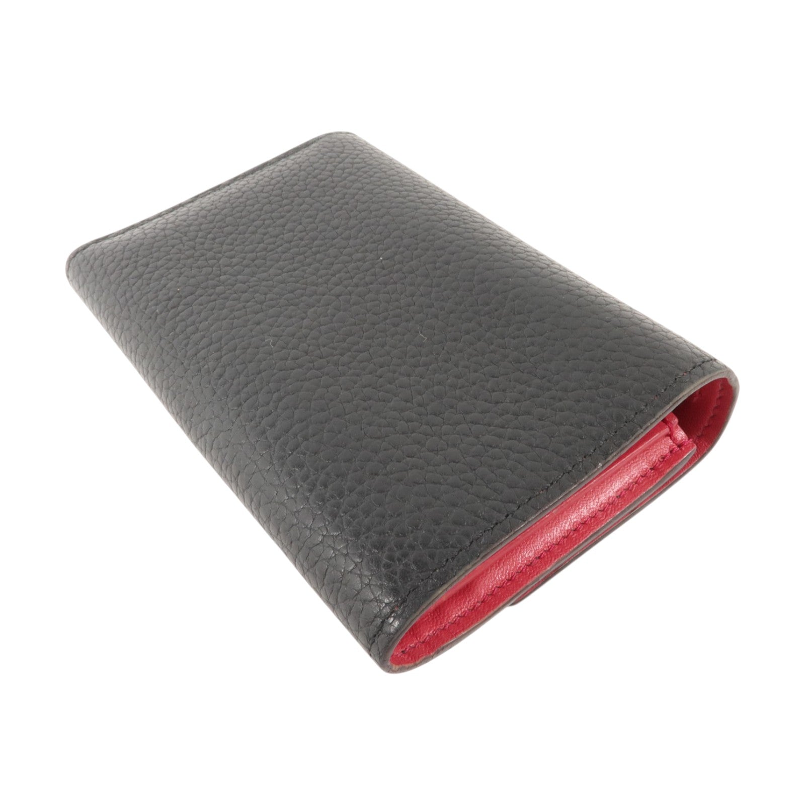 LOUIS VUITTON 牛皮皮革Capucines Compact金扣錢包