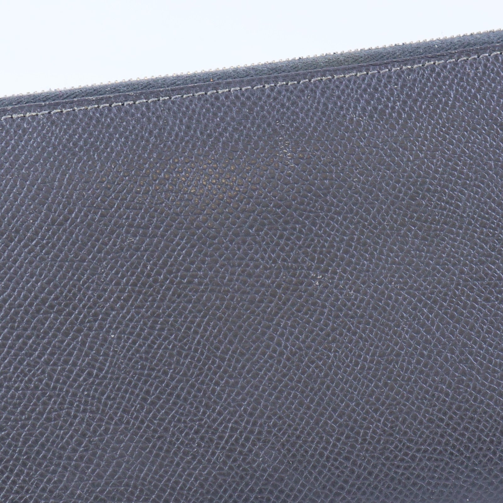 HERMES Veau Epsom皮革Silk In Classic Long Wallet銀扣長錢包灰色