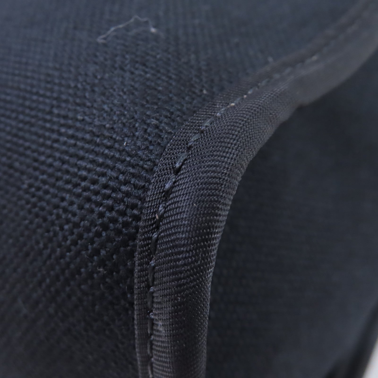 HERMES 帆布Herbag PM 2Way Shoulder Bag銀扣手挽肩背兩用袋Noir黑色/Bleu Saphir寶石藍色