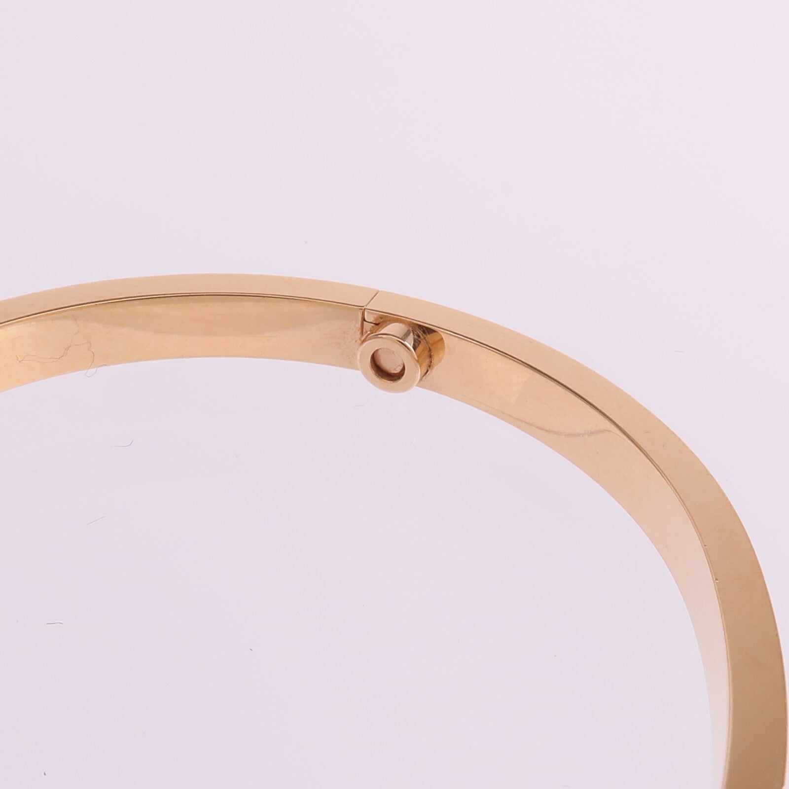 CARTIER 18K玫瑰金Love Bracelet Small Model 6 Diamonds鑽石手鐲Cartier#15