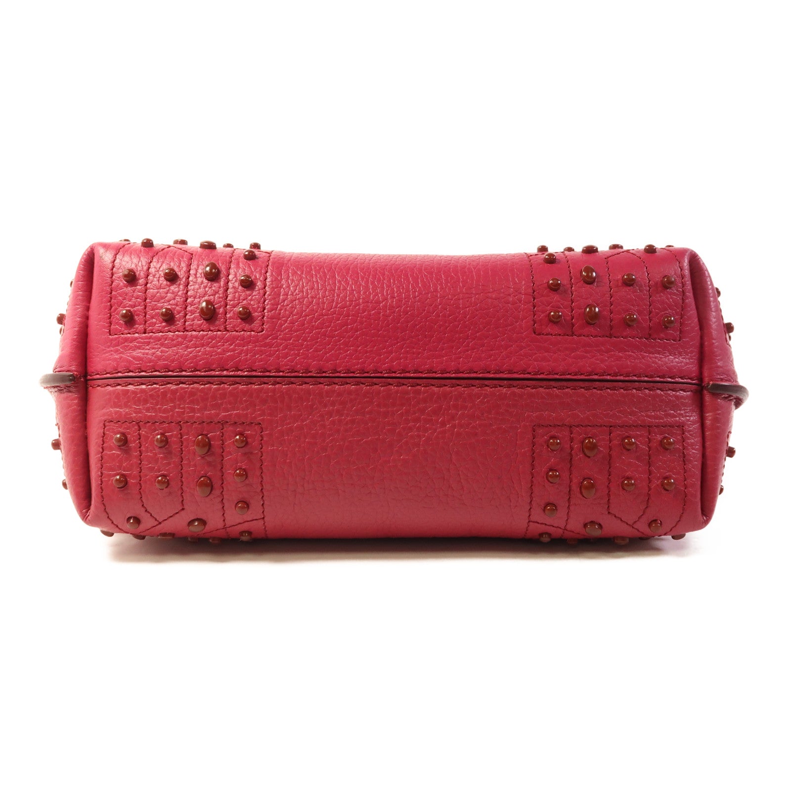 TOD'S 牛皮皮革2 Way Shoulder金扣手挽肩背兩用袋