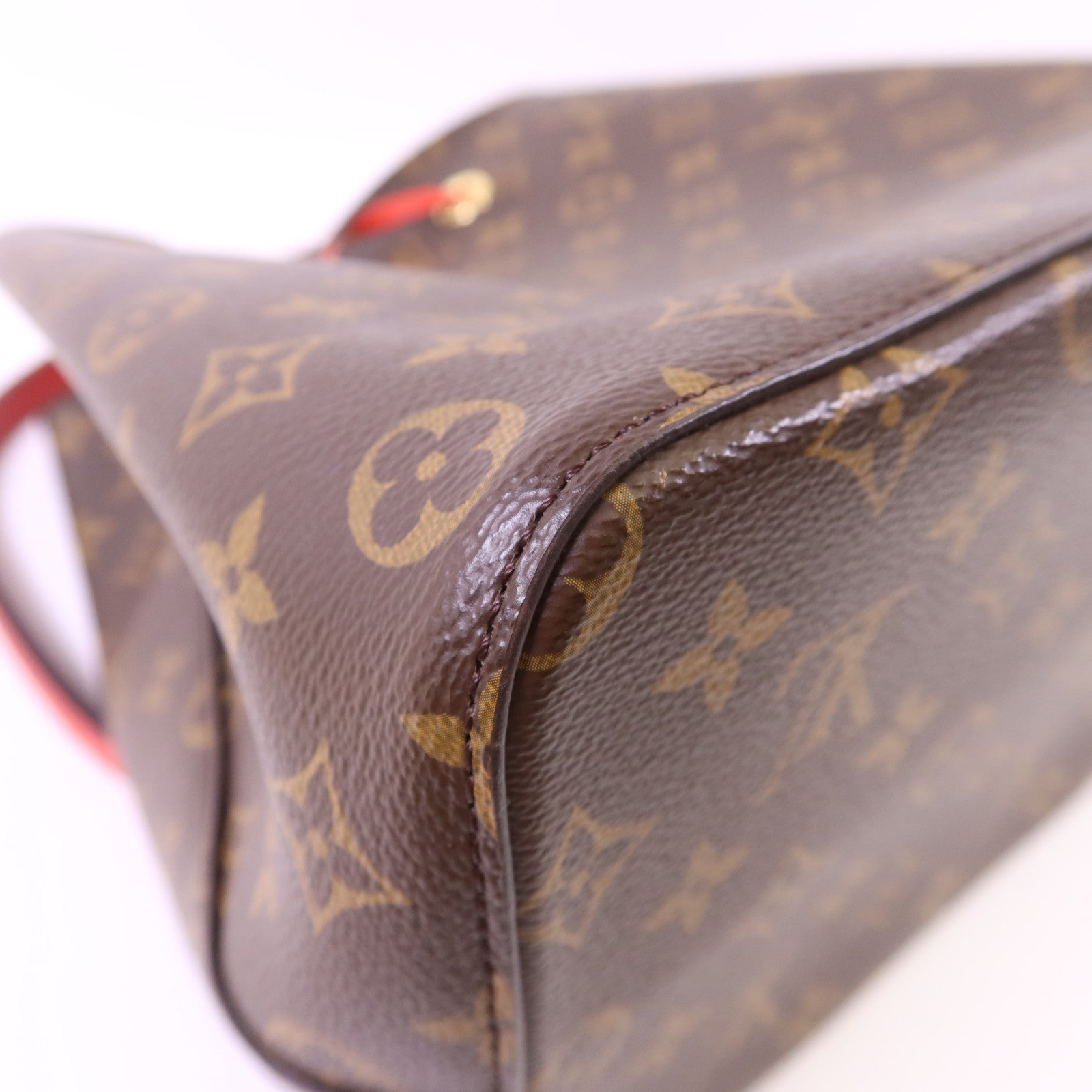 LOUIS VUITTON Monogram Neo Noe Bucket Bag金扣肩背袋Coquelicot