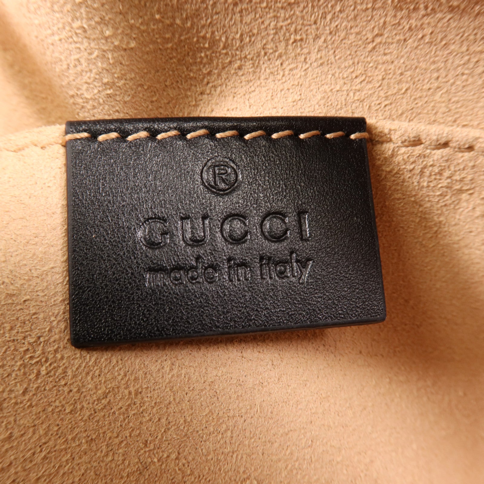 GUCCI 牛皮皮革GG Marmont Waist金扣腰包