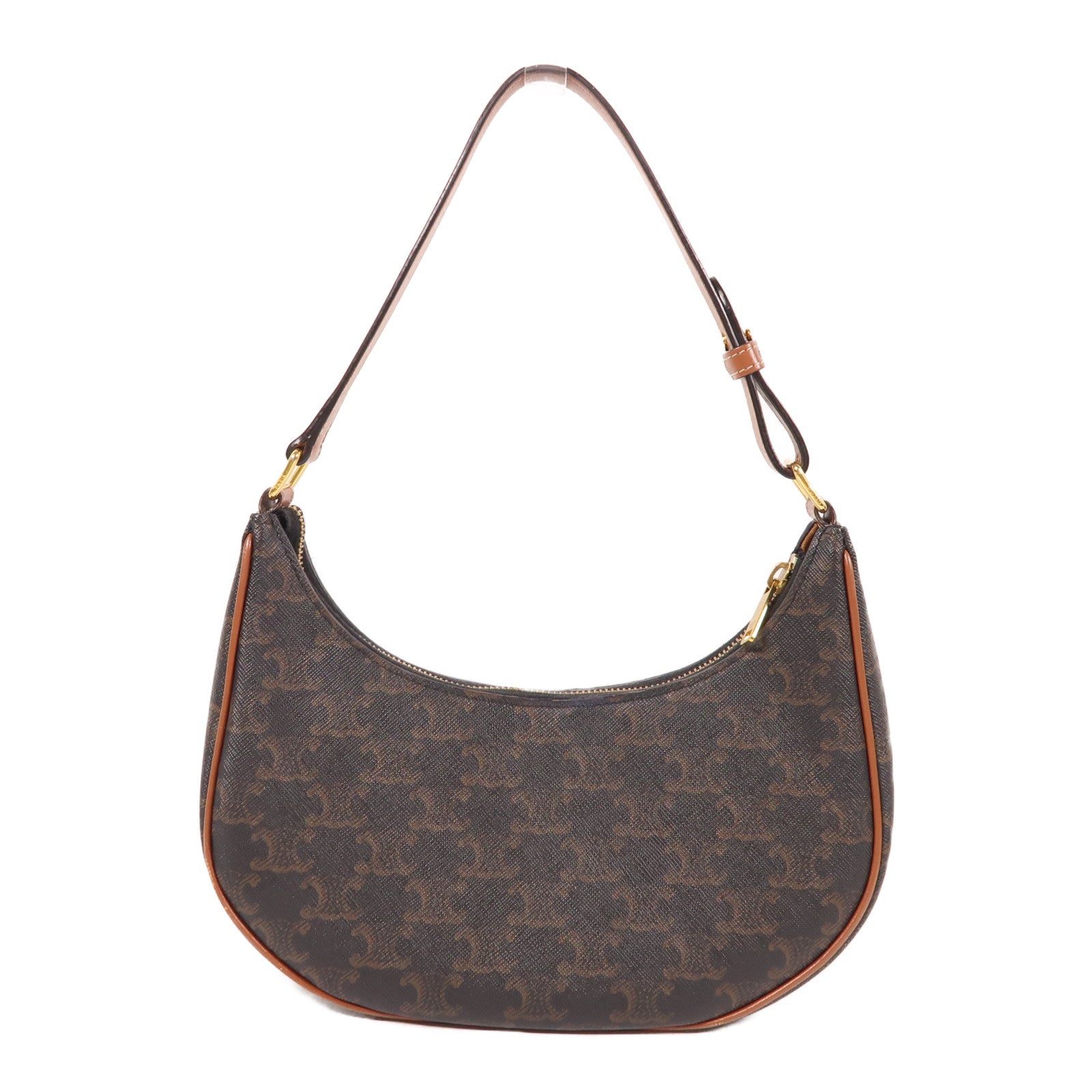 CELINE 【激減優惠】塗層帆布Ava金扣肩背袋