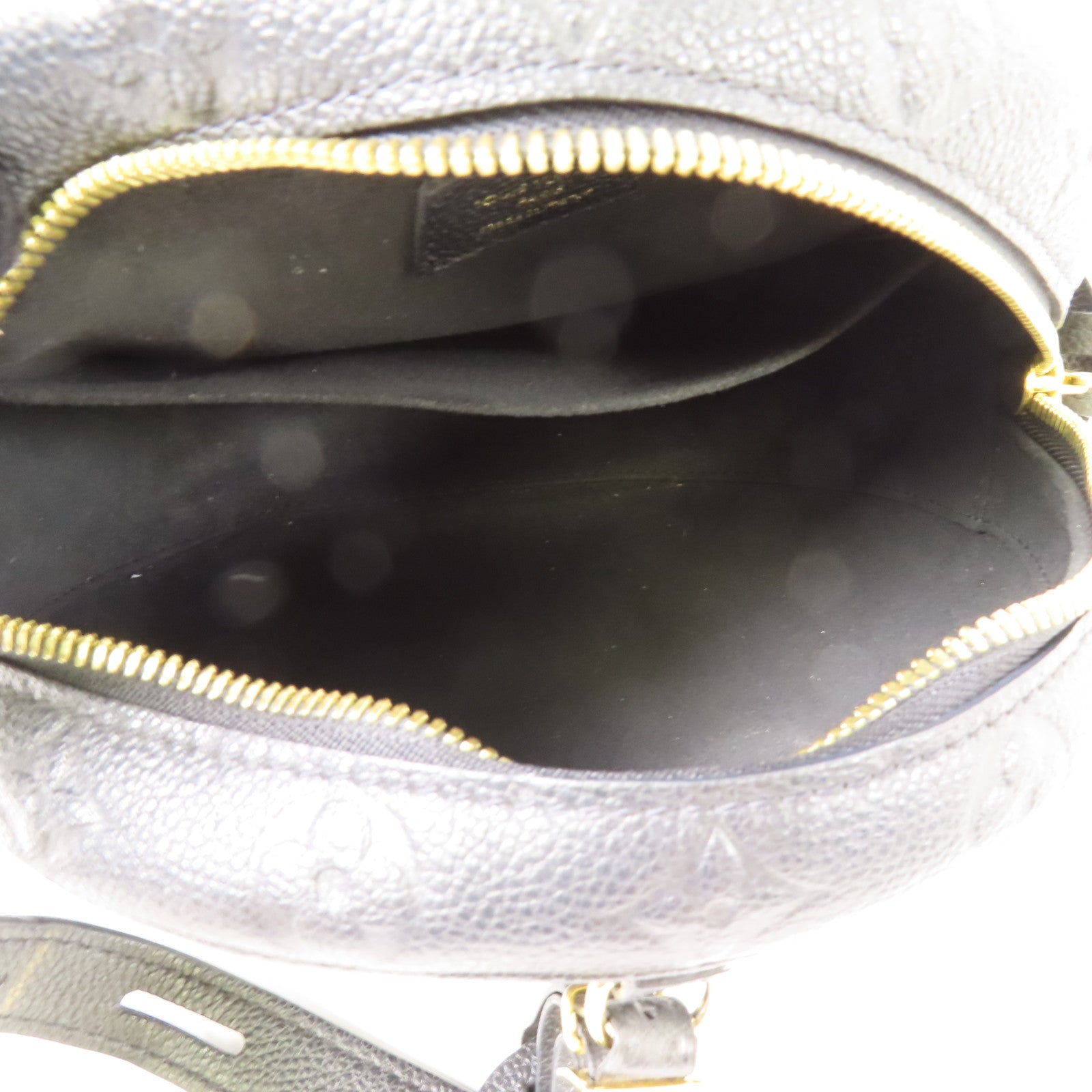 LOUIS VUITTON LV GHW Boite Chapeau Shoulder Bag M45649 Monogram Empreinte Black