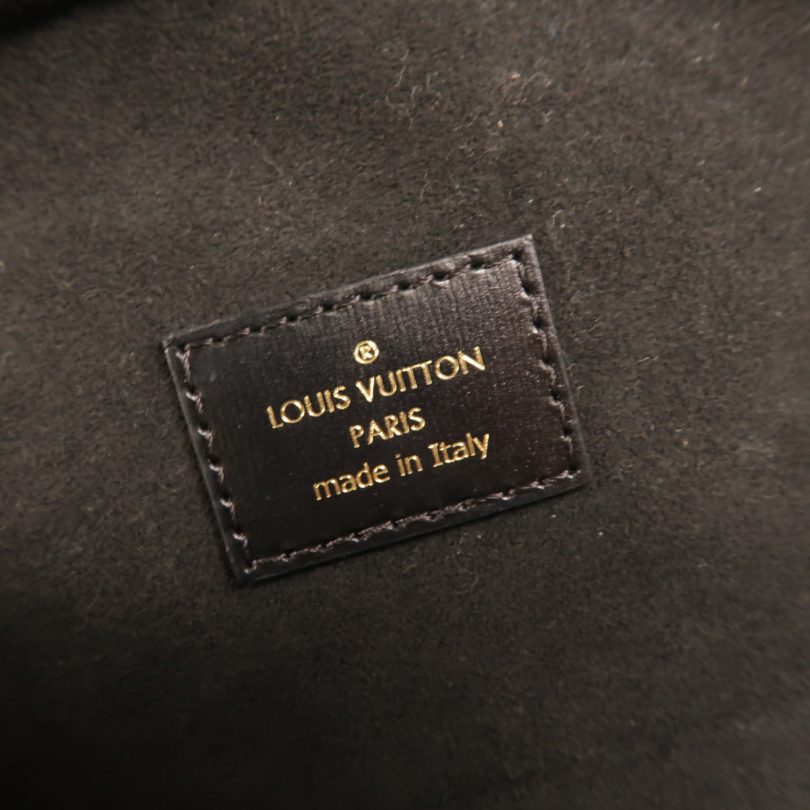 LOUIS VUITTON Monogram Reverse Vanity PM金扣手挽肩背兩用袋棕色