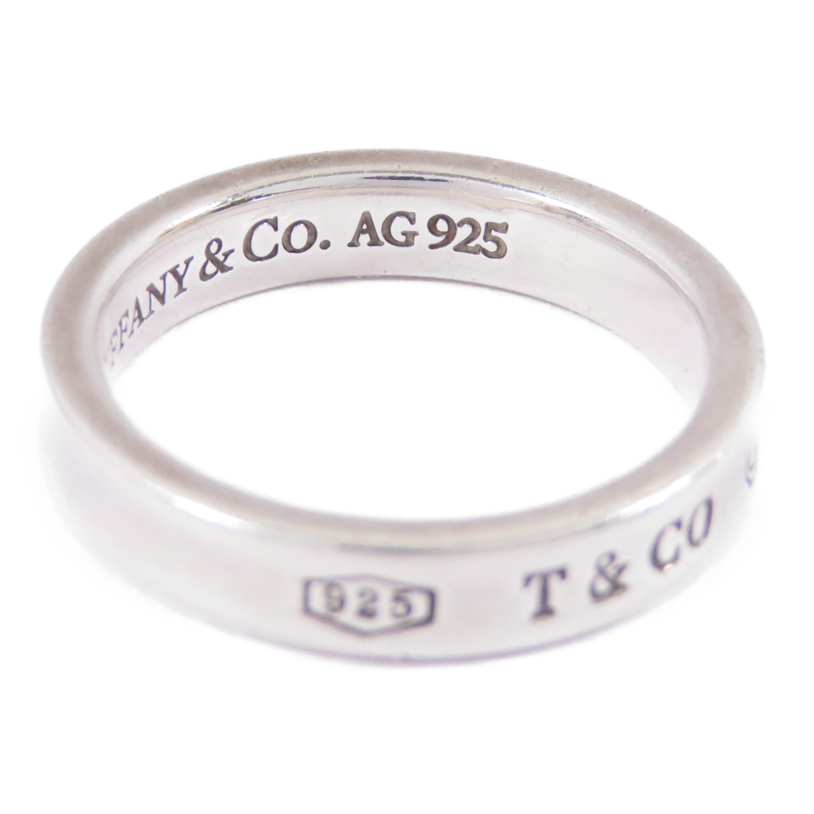 TIFFANY＆CO 925純銀1837 Ring戒指US#6.75