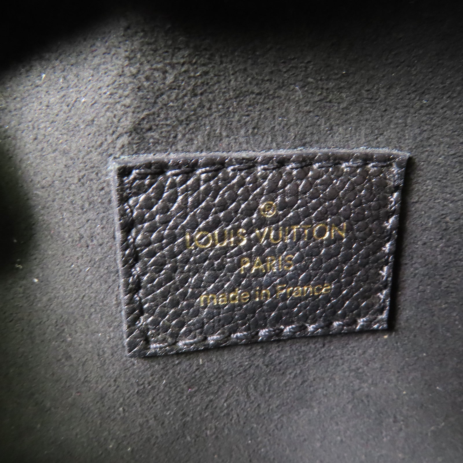 LOUIS VUITTON LV GHW Boite Chapeau Shoulder Bag M45649 Monogram Empreinte Black