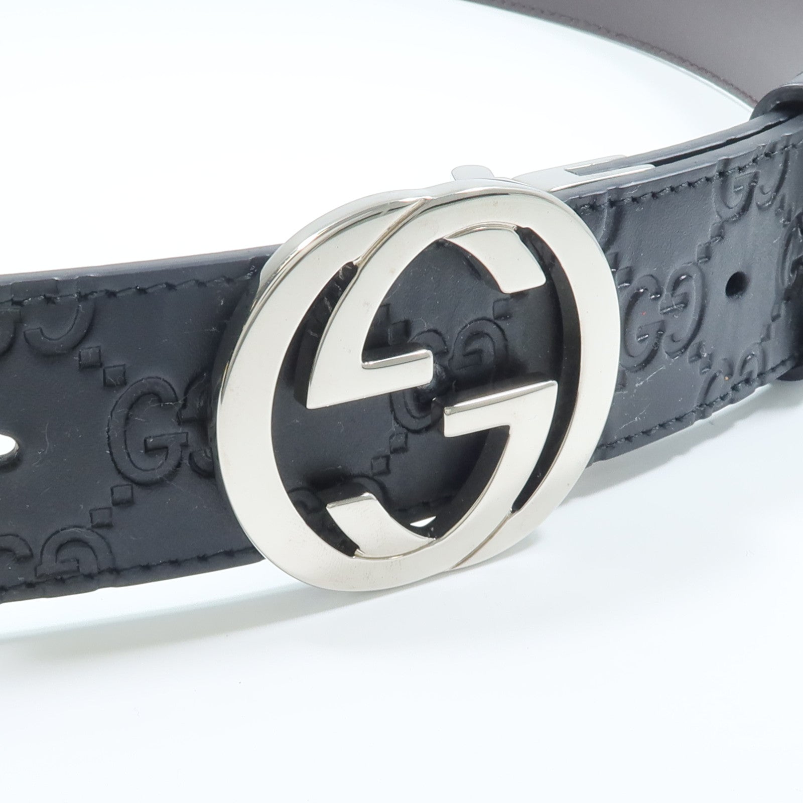 GUCCI 牛皮皮革Belt皮帶