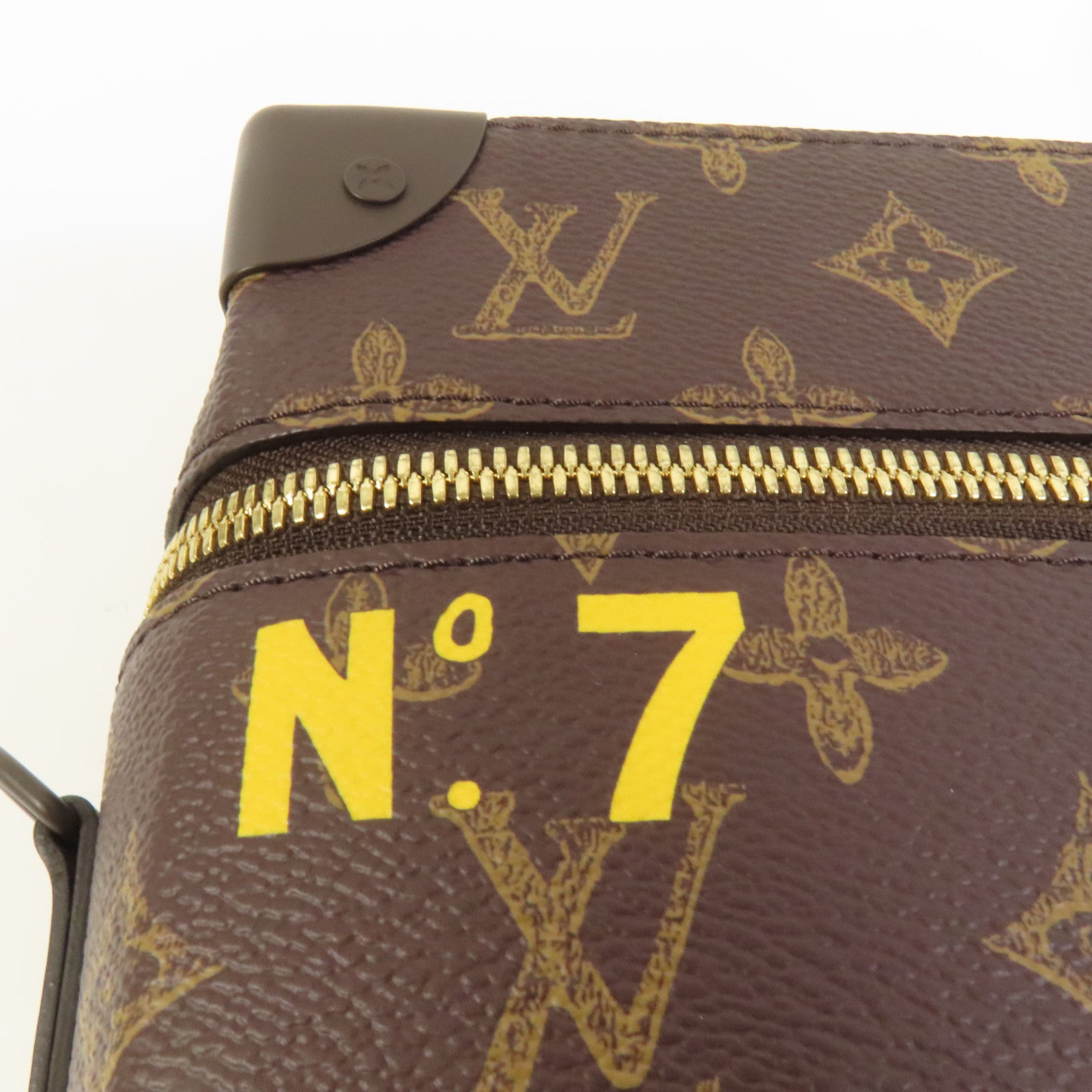 LOUIS VUITTON Monogram Vertical Box Trunk金扣手挽肩背兩用袋