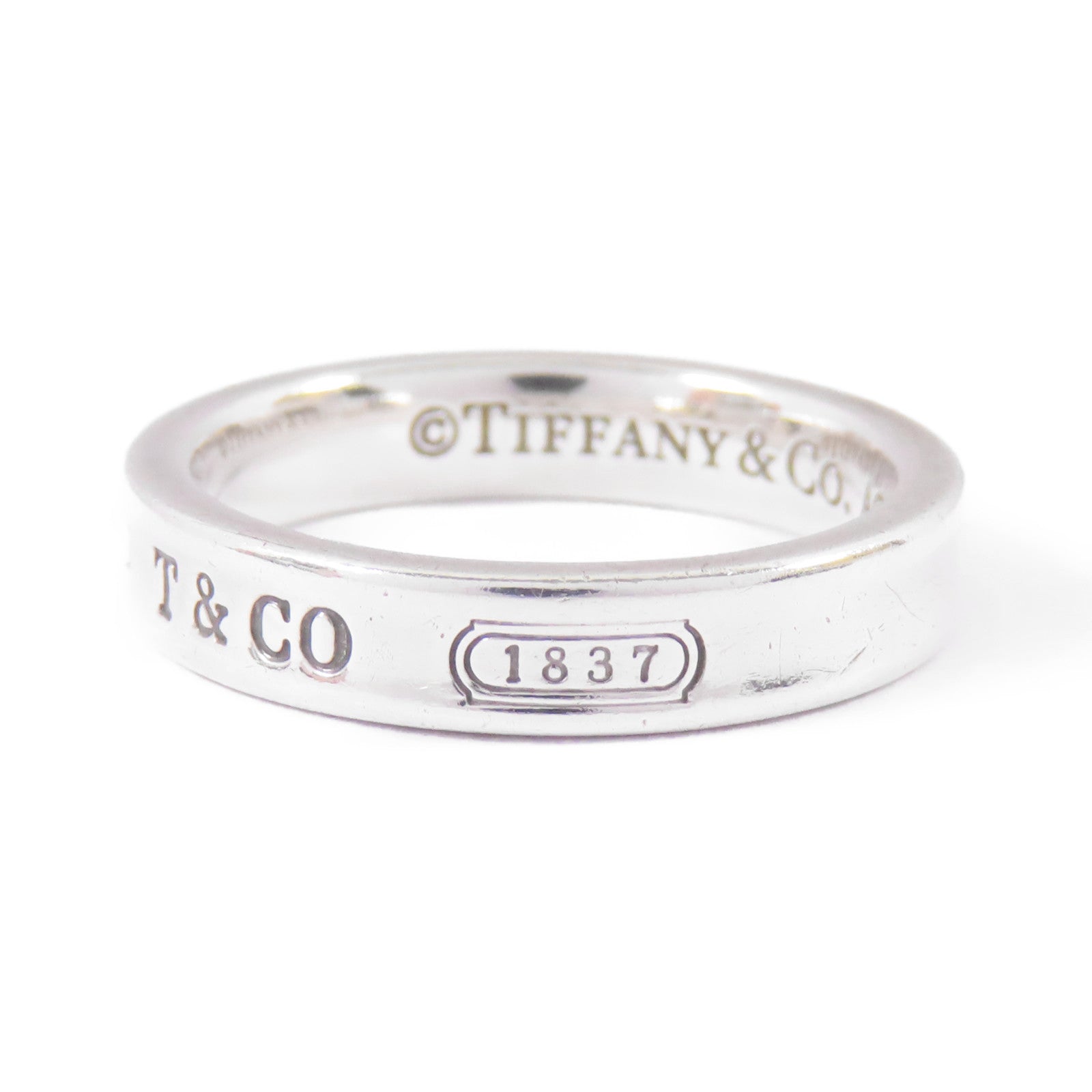 TIFFANY＆CO 925純銀1837 Ring戒指US#6.75