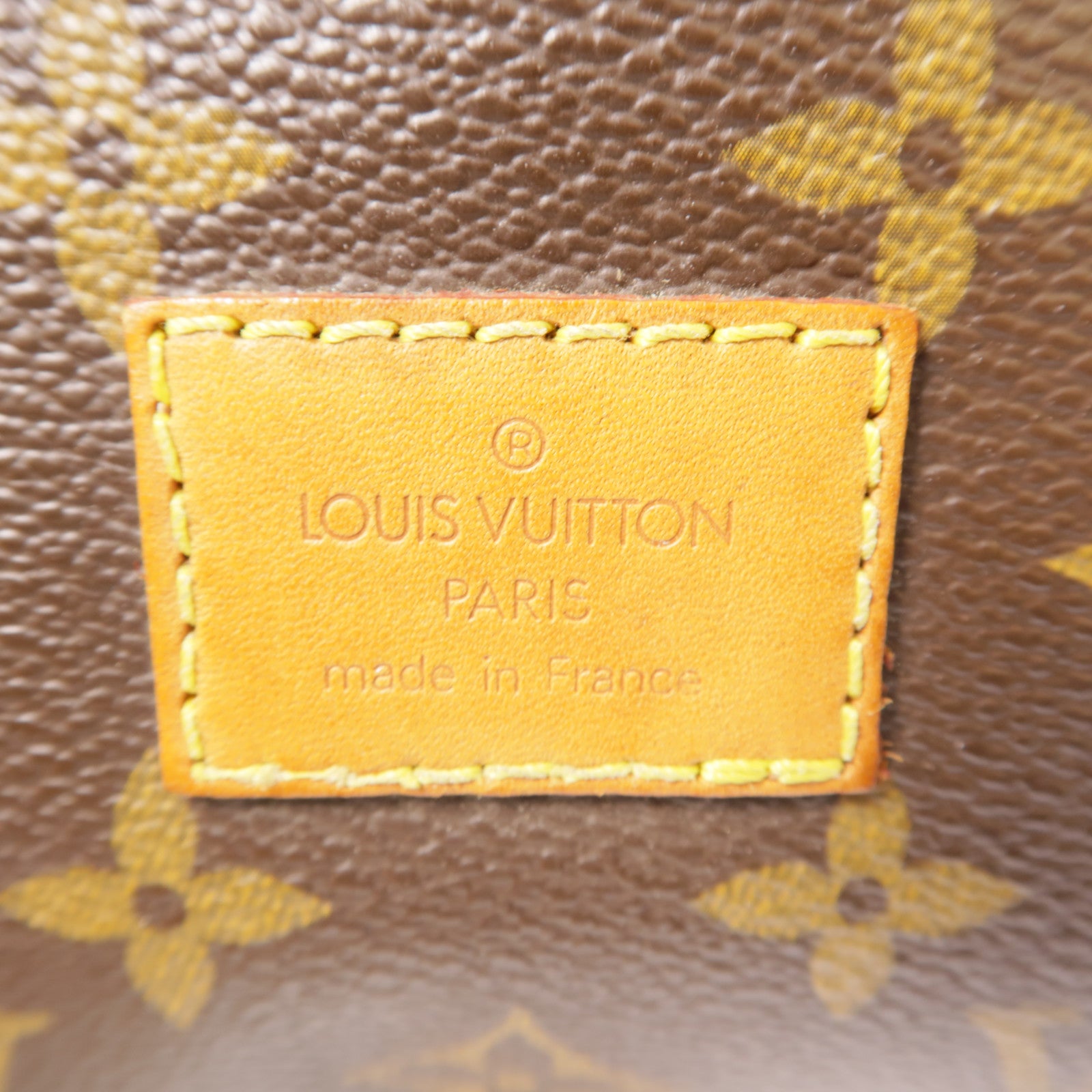 LOUIS VUITTON Monogram Saumur 30金扣肩背袋棕色