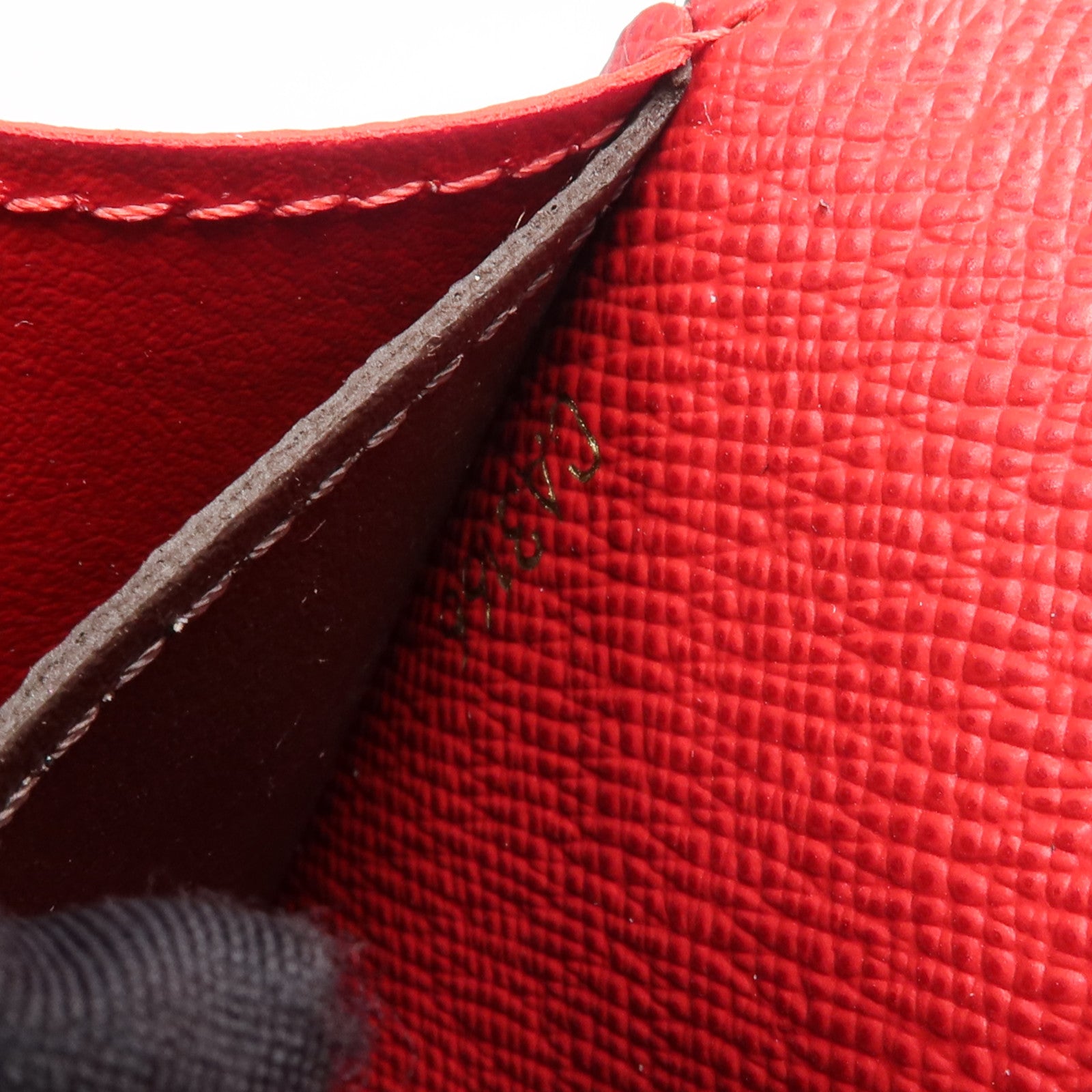 LOUIS VUITTON Damier Portefeuille Emilie Long Wallet金扣長錢包