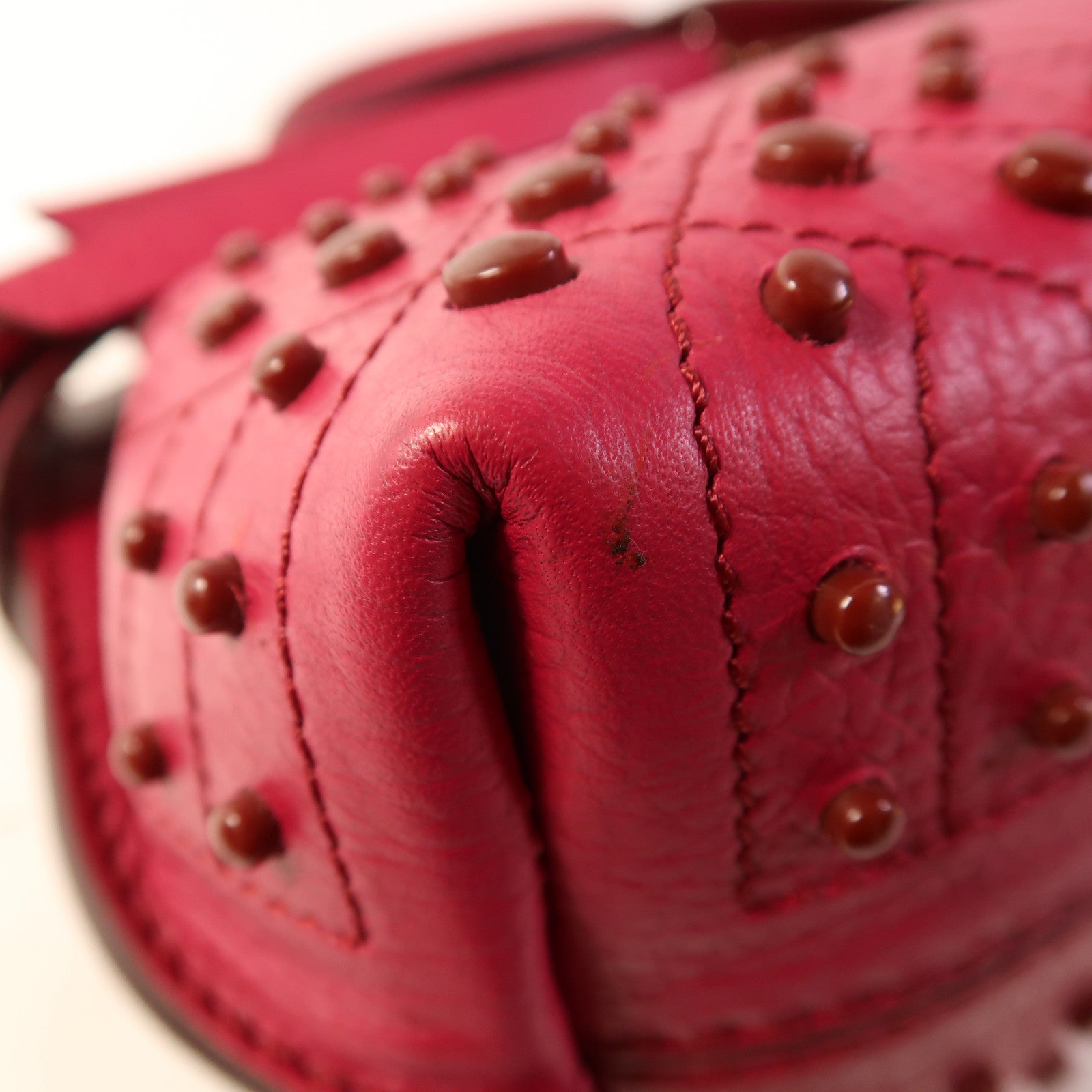 TOD'S 牛皮皮革2 Way Shoulder金扣手挽肩背兩用袋