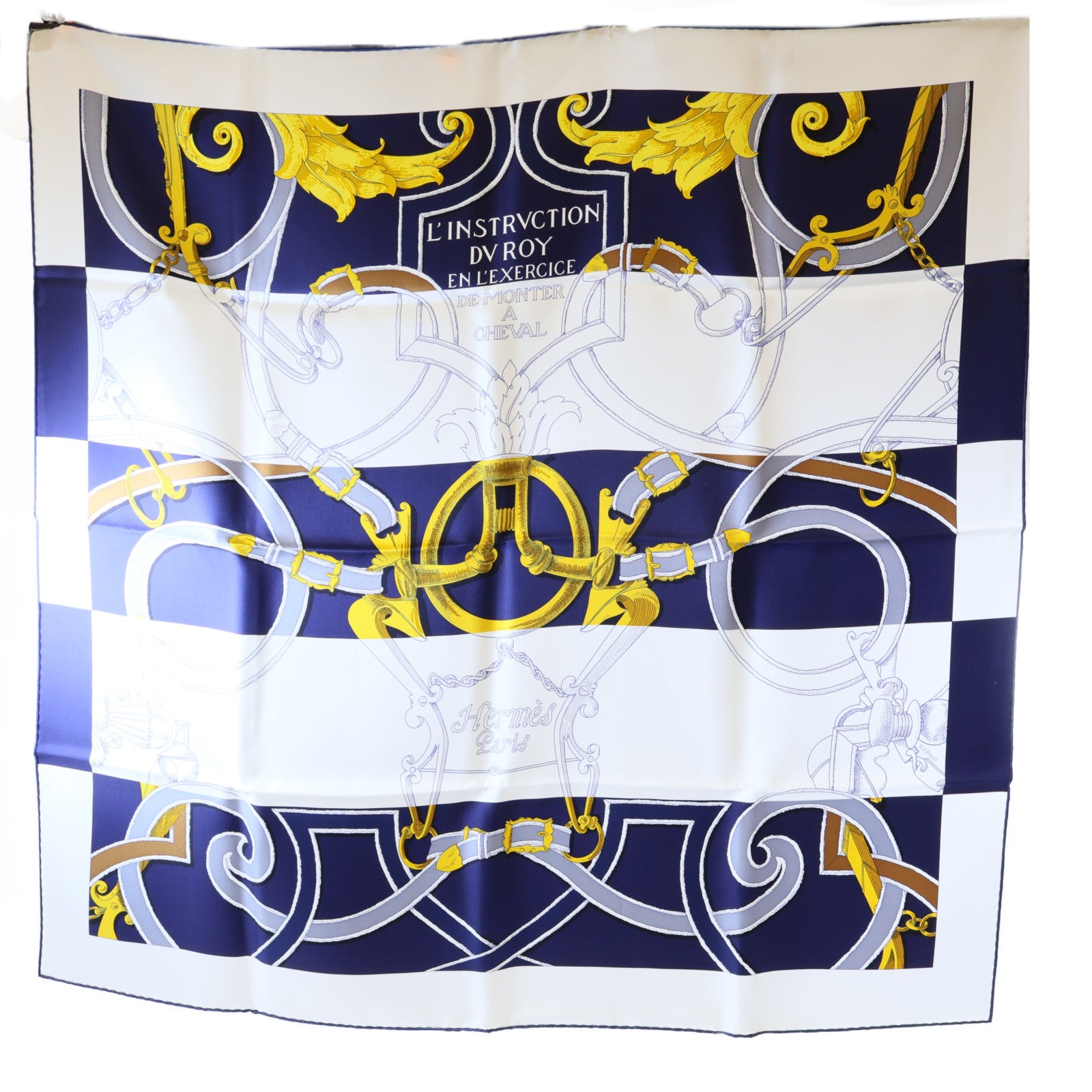 HERMES 絲質Scarf絲巾彩色