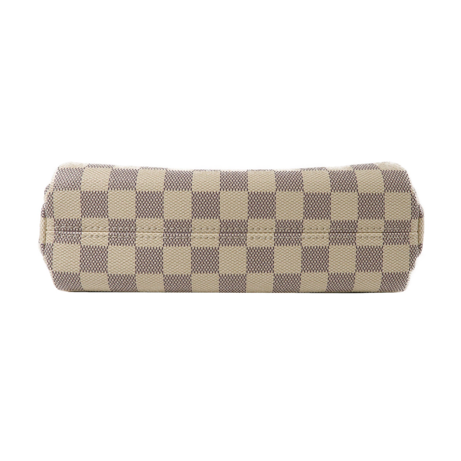 LOUIS VUITTON Damier Azur Croisette 2 Way Shoulder Bag金扣手挽肩背兩用袋白色