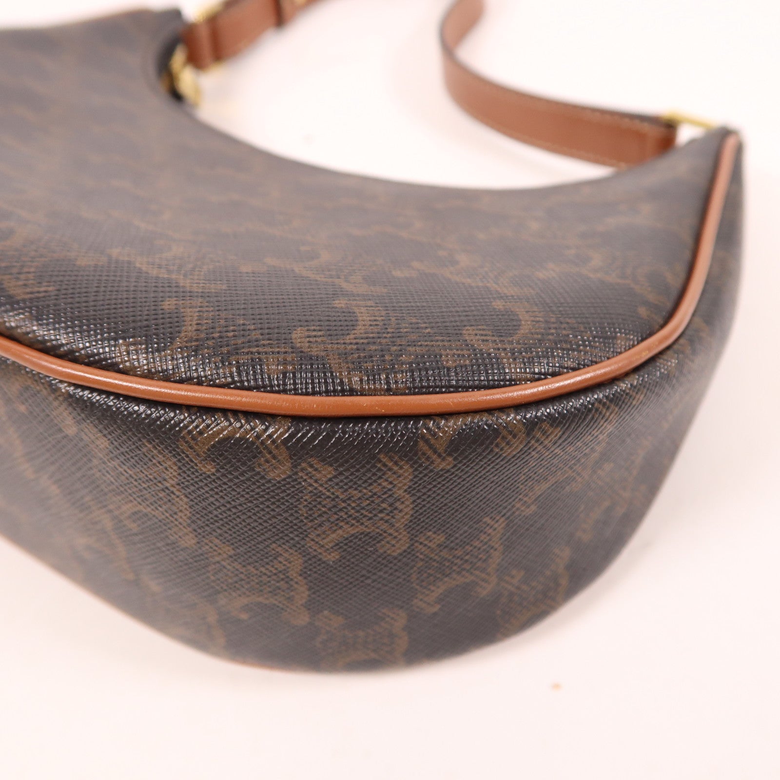 CELINE 塗層帆布Ava金扣肩背袋